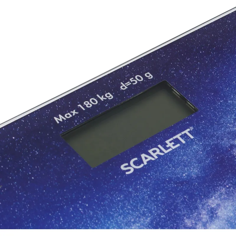 Весы Scarlett SC-BS33E022,напольные электронные,max. 180 кг,звездное небо - фото 3