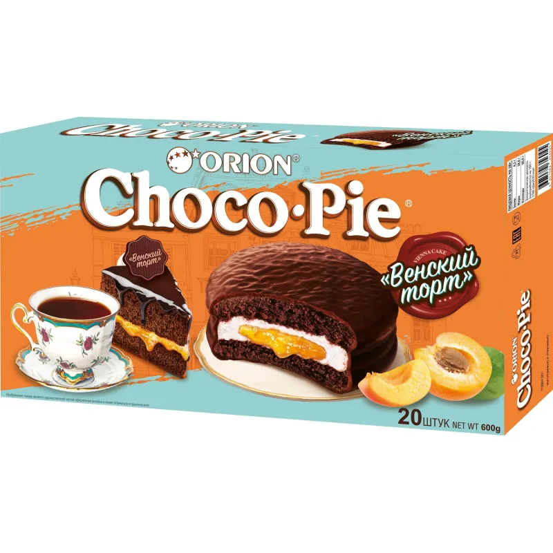 Пирожное Choco Pie VIENNA CAKE (Венский торт), 600г - фото 1