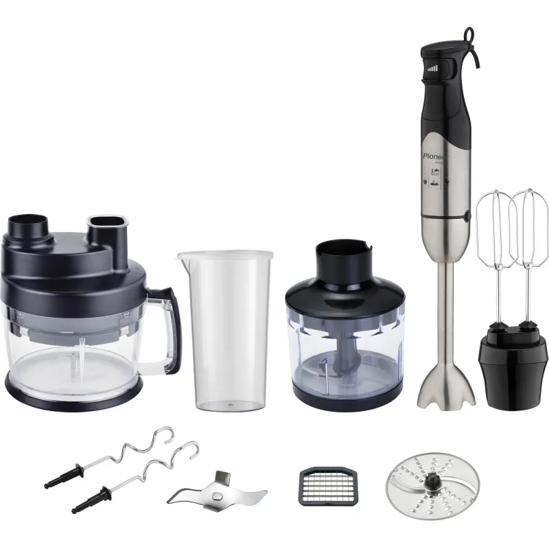 Блендер Pioneer HB137S, 1200Вт,многофункциональный погружной - фото 1