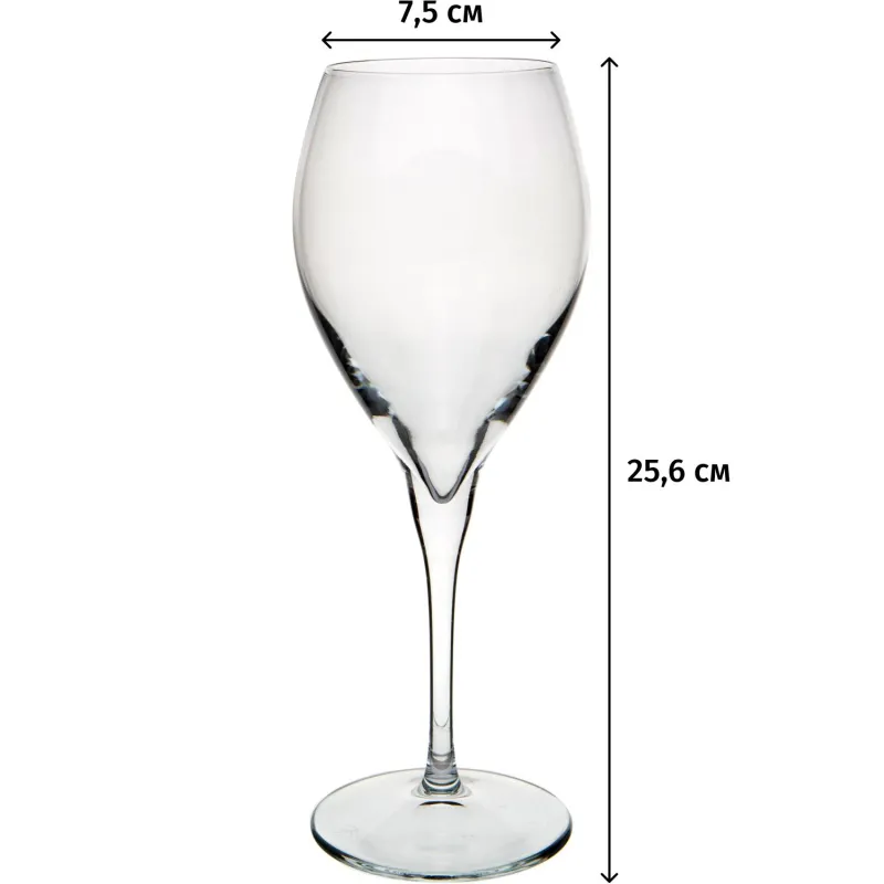Бокал ВЕНЕТО 4 шт. 445 мл,утонченная кромка - фото 3