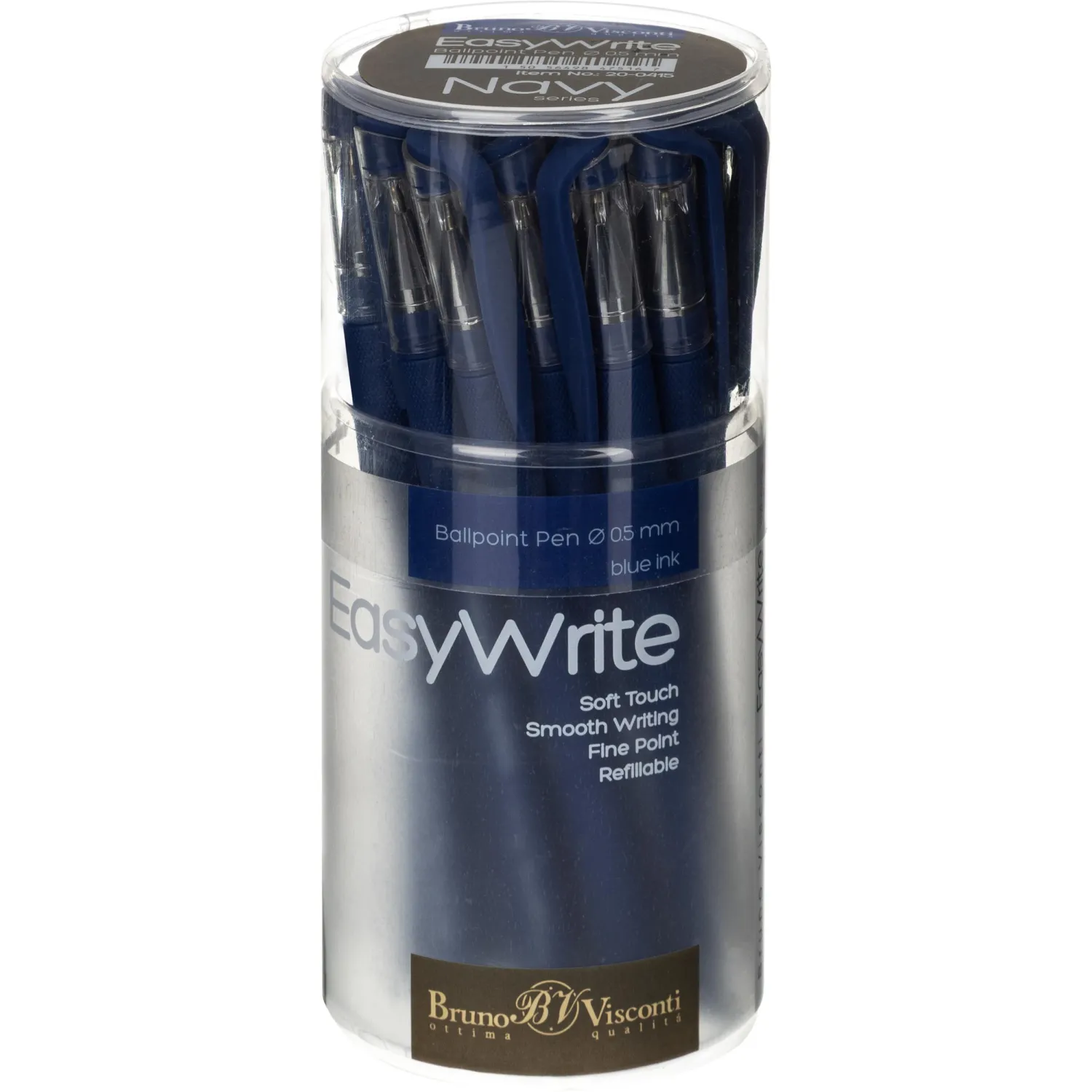 Ручка шариковая неавтомат. EasyWrite.NAVY 0,5мм, синяя 20-0415 - фото 7