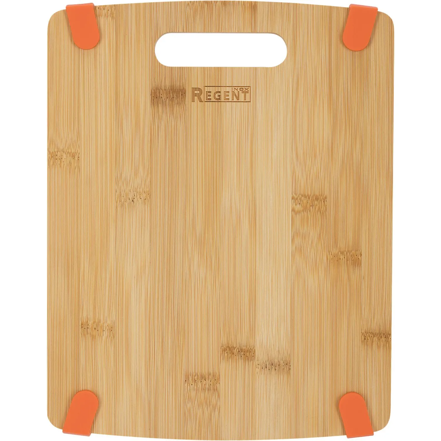 Доска разделочная с силик. вставками 28х22х1,5см, Linea Bamboo - фото 1