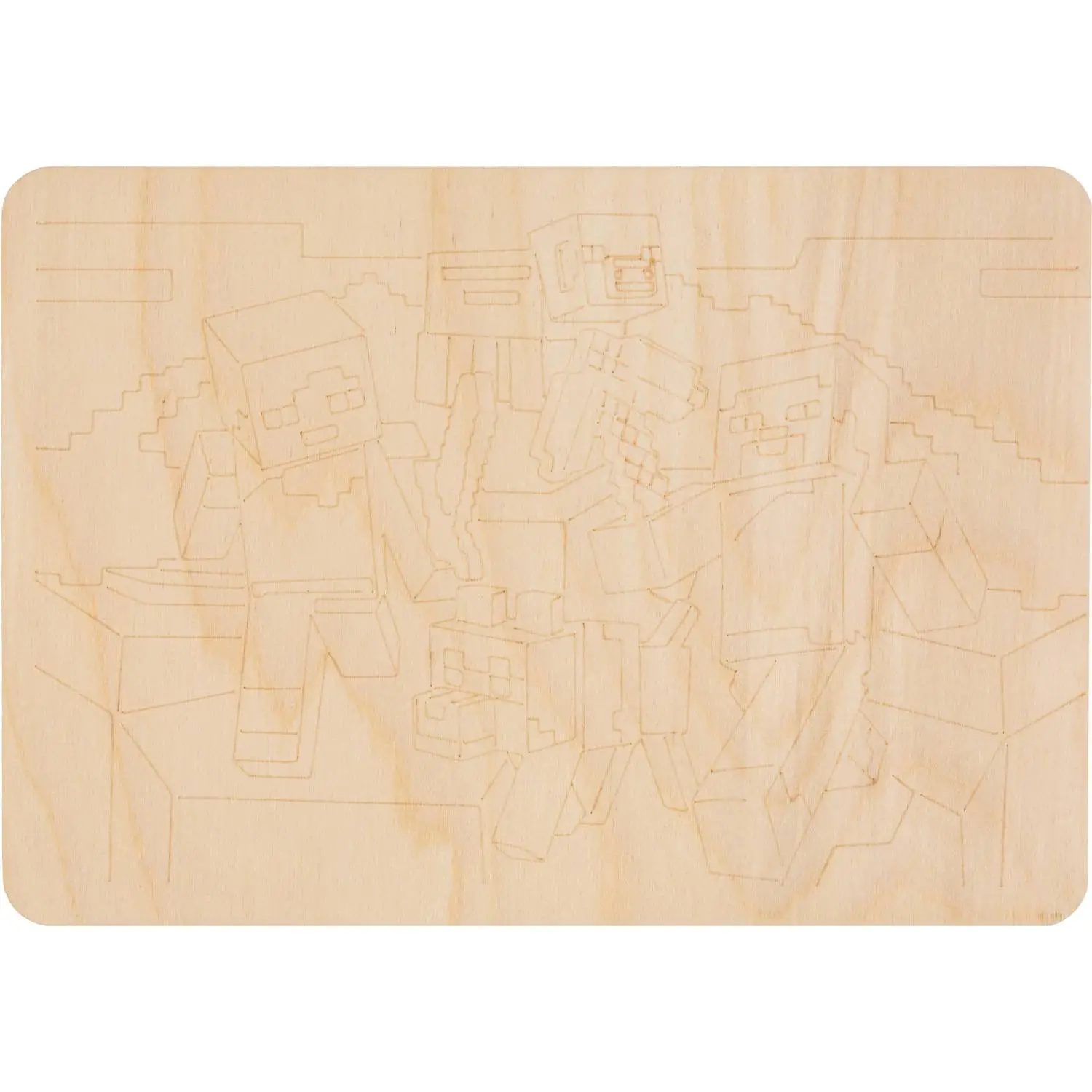 Доска для выжигания майнкрафт МУЛЬТИ АРТ DVMN-120425 - фото 2