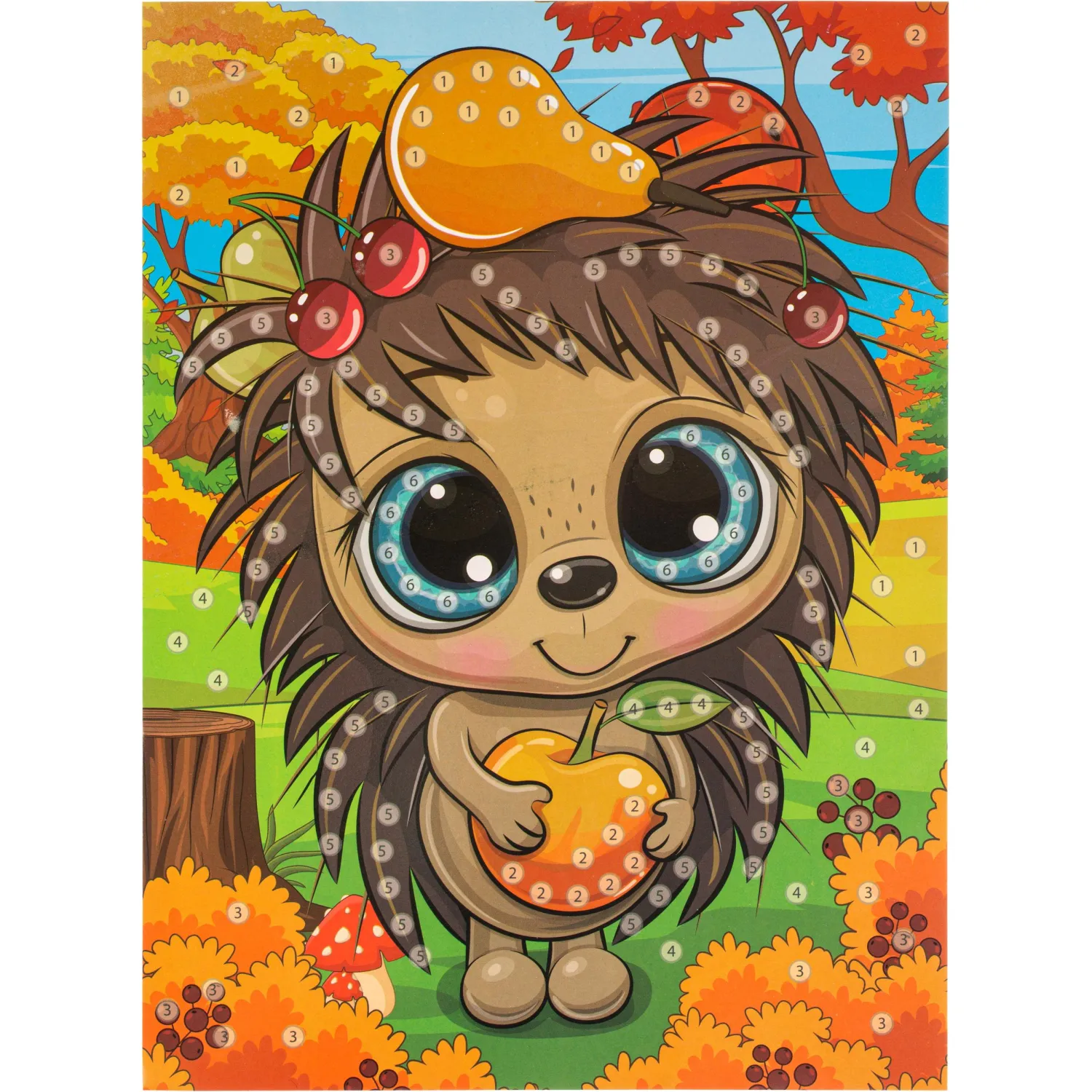 Аппликация из пайеток Ёжик МУЛЬТИ АРТ  SEQPACK-112294 - фото 3