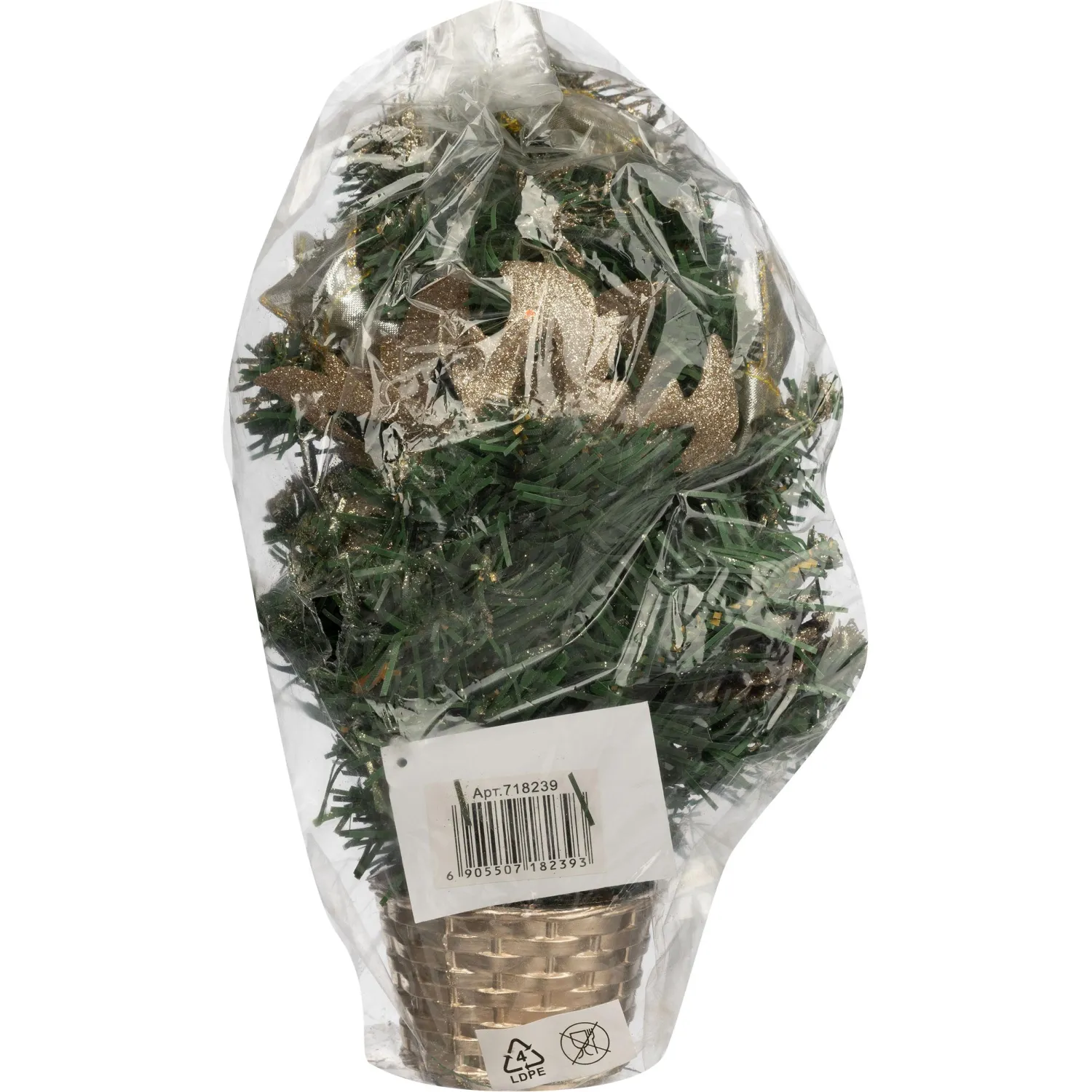 Елка изделие декоративное, L23 W23 H40 см 718239 - фото 4