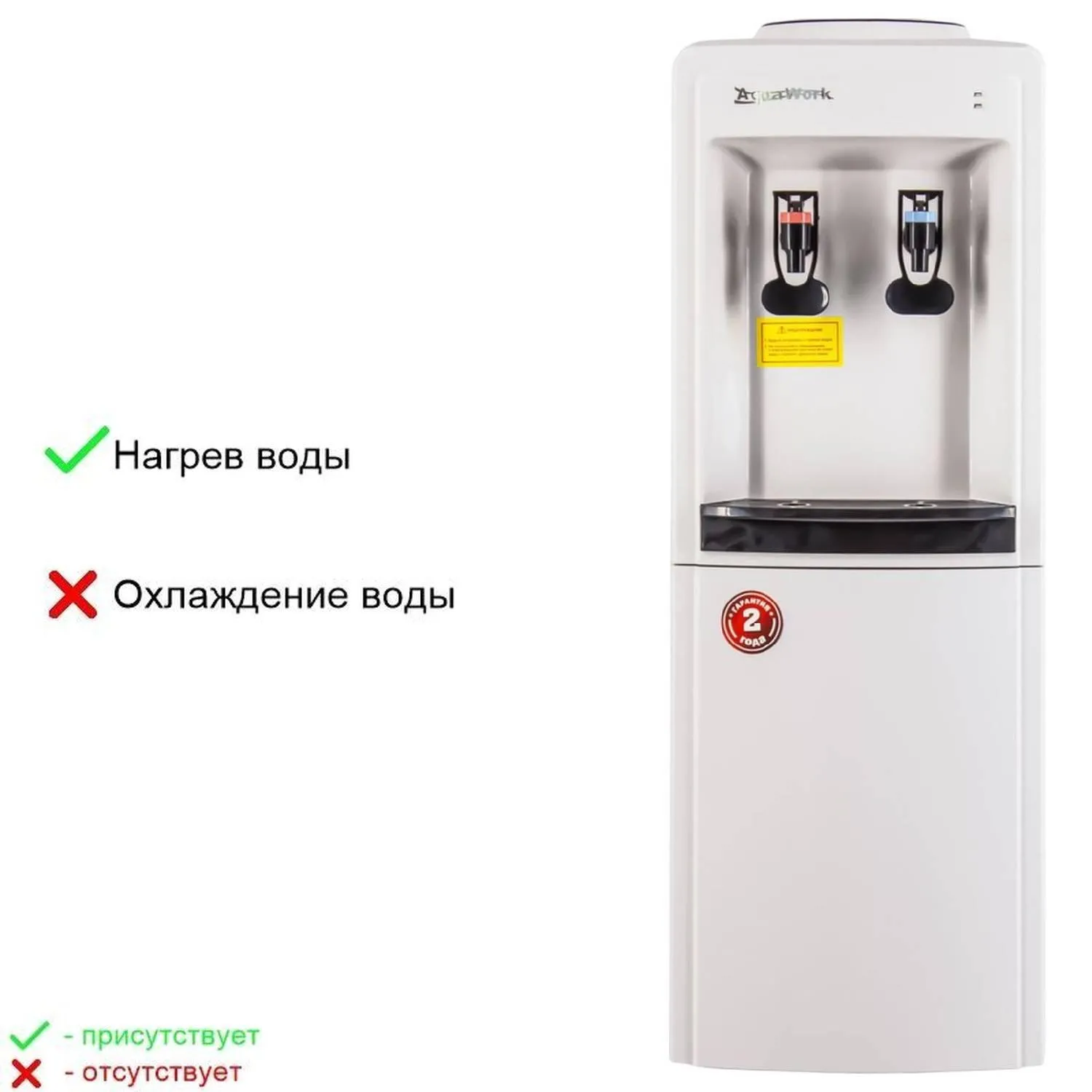 Кулер для воды Aqua Work 0.8LKR бело-черный,СПБ,Каз,Волг,Красн лок ас - фото 5