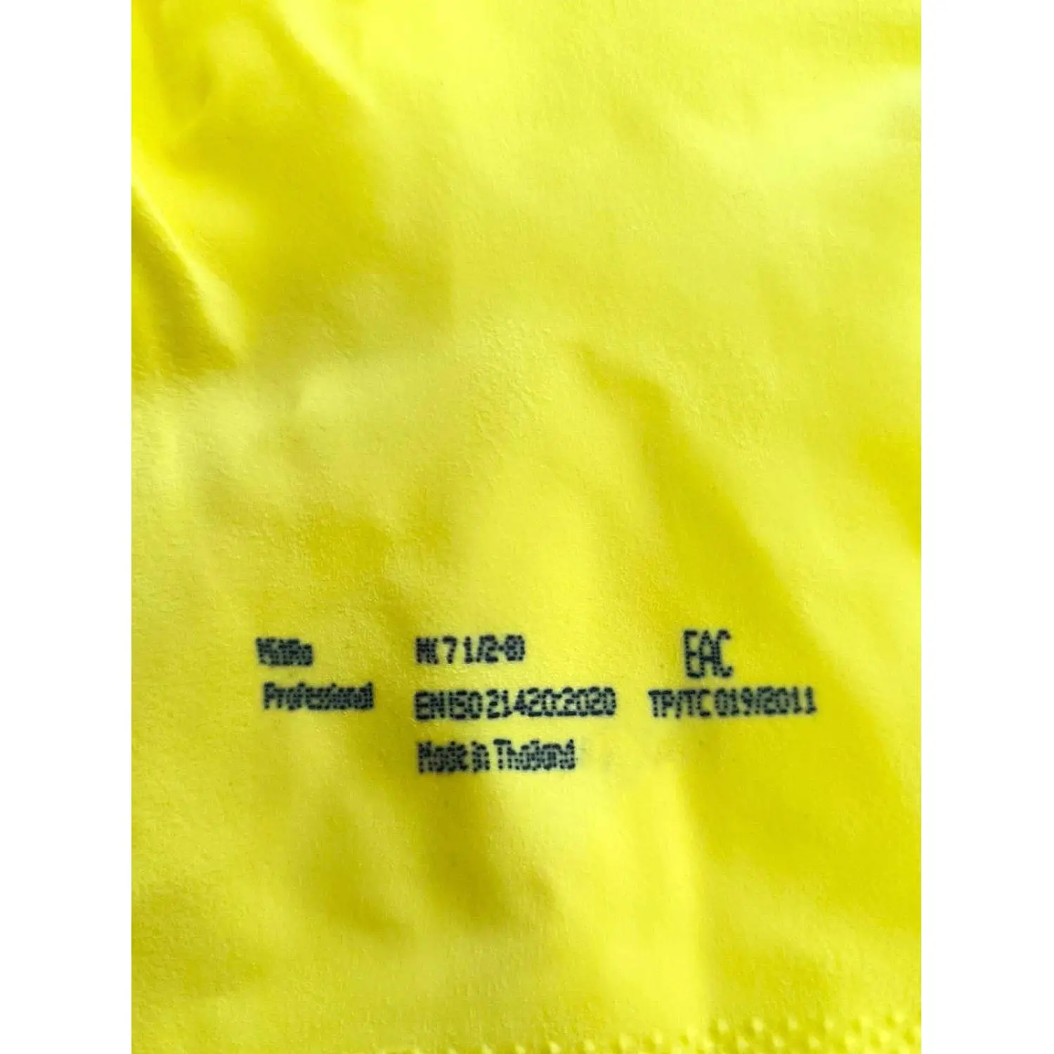 Перчатки MitRa Professional КЩС желтые, р.XL (12 пар/уп.) - фото 5