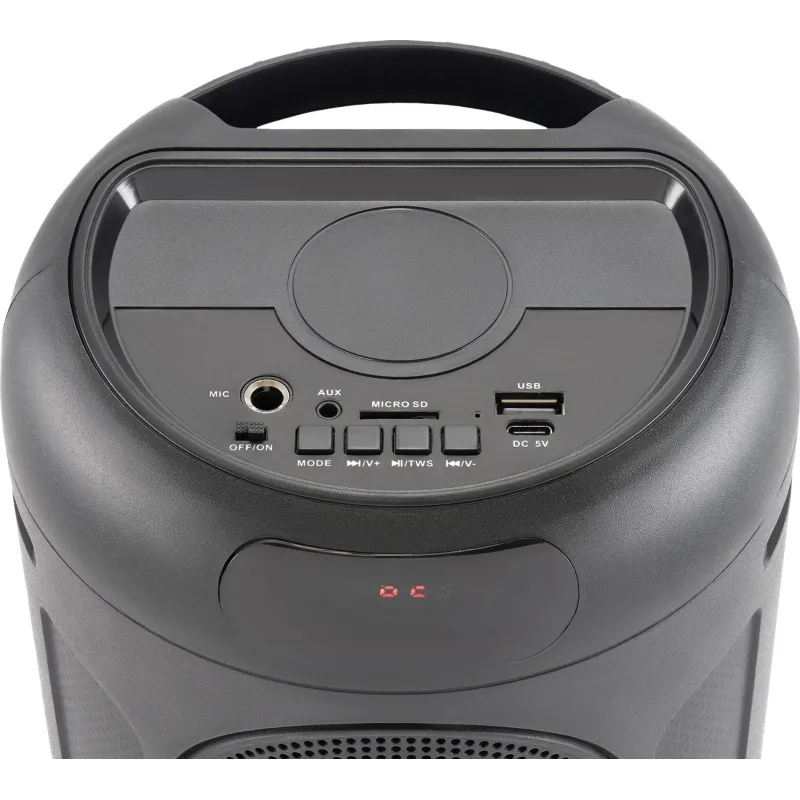 Акустическая система Digma D-MC1721 черный 10Вт/FM/USB/BT/micro SD - фото 3