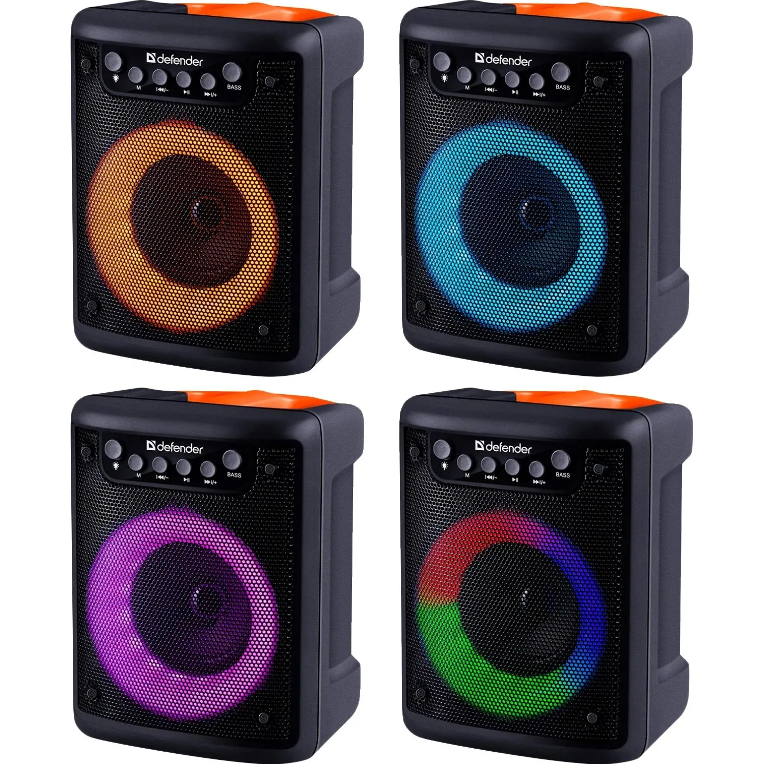 Акустическая система Defender Funky 10Вт, Light/BT/FM/USB/MIC/AUX - фото 10