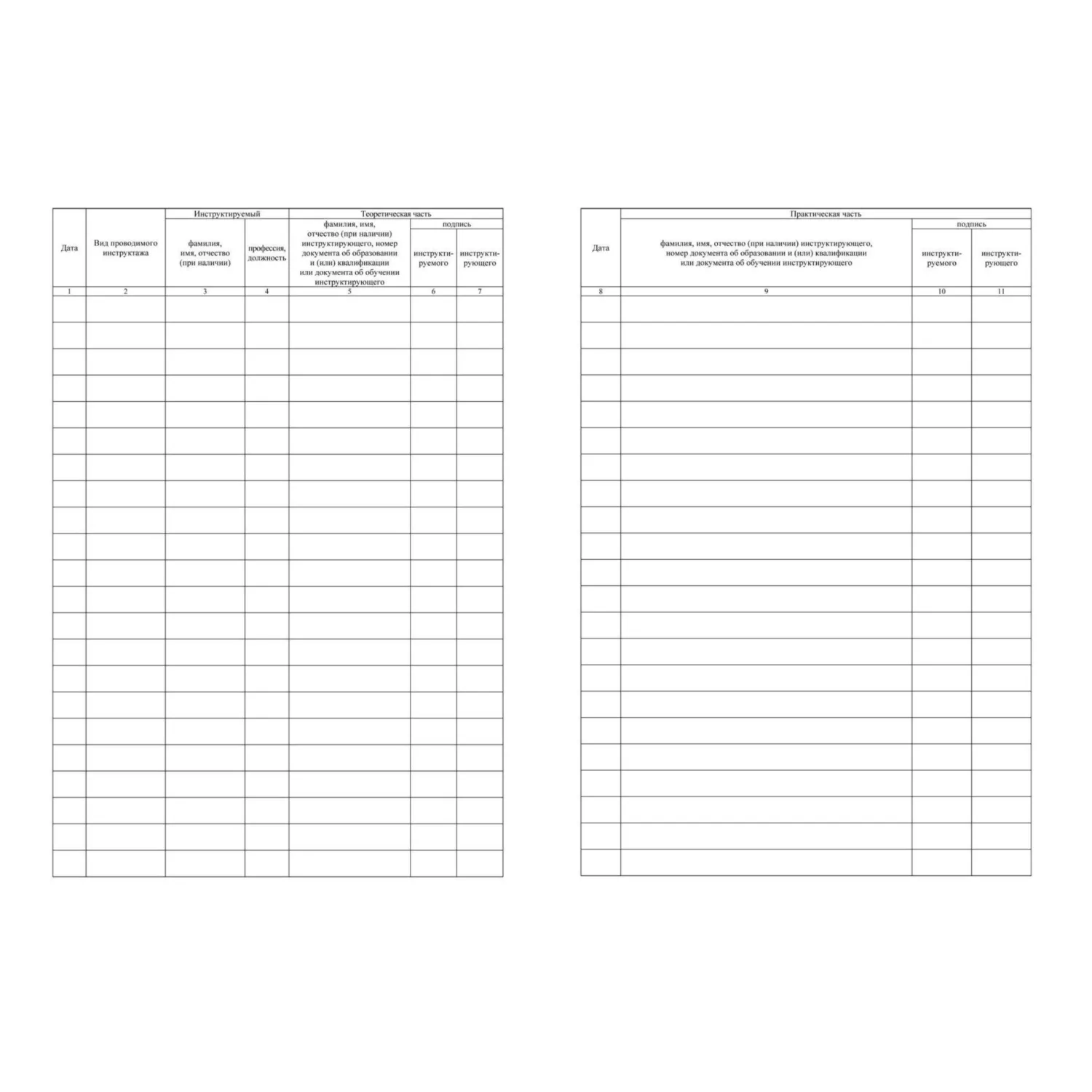 Журнал учета противопожарн инструктажей (Приказ от 16.12.2024) А4 КЖ-1800/1 - фото 3