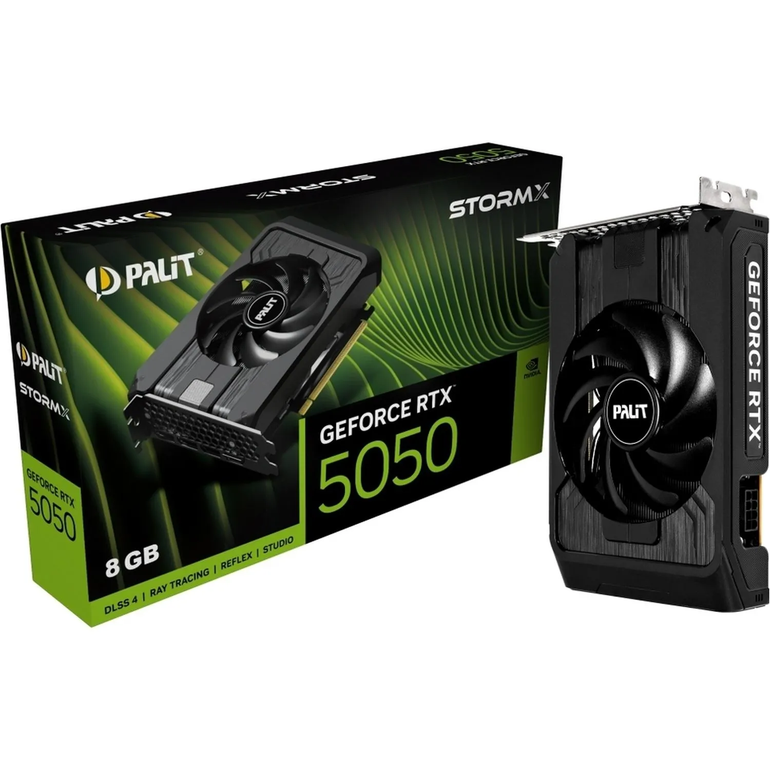 Видеокарта Palit RTX 5050 STORMX 8GB GDDR6 3xDP(NE65050019P1-GB2070F) - фото 4