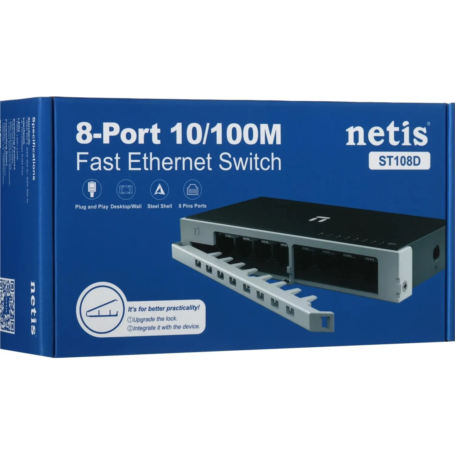 Коммутатор Netis ST108D 8PORT 10/100M - фото 10