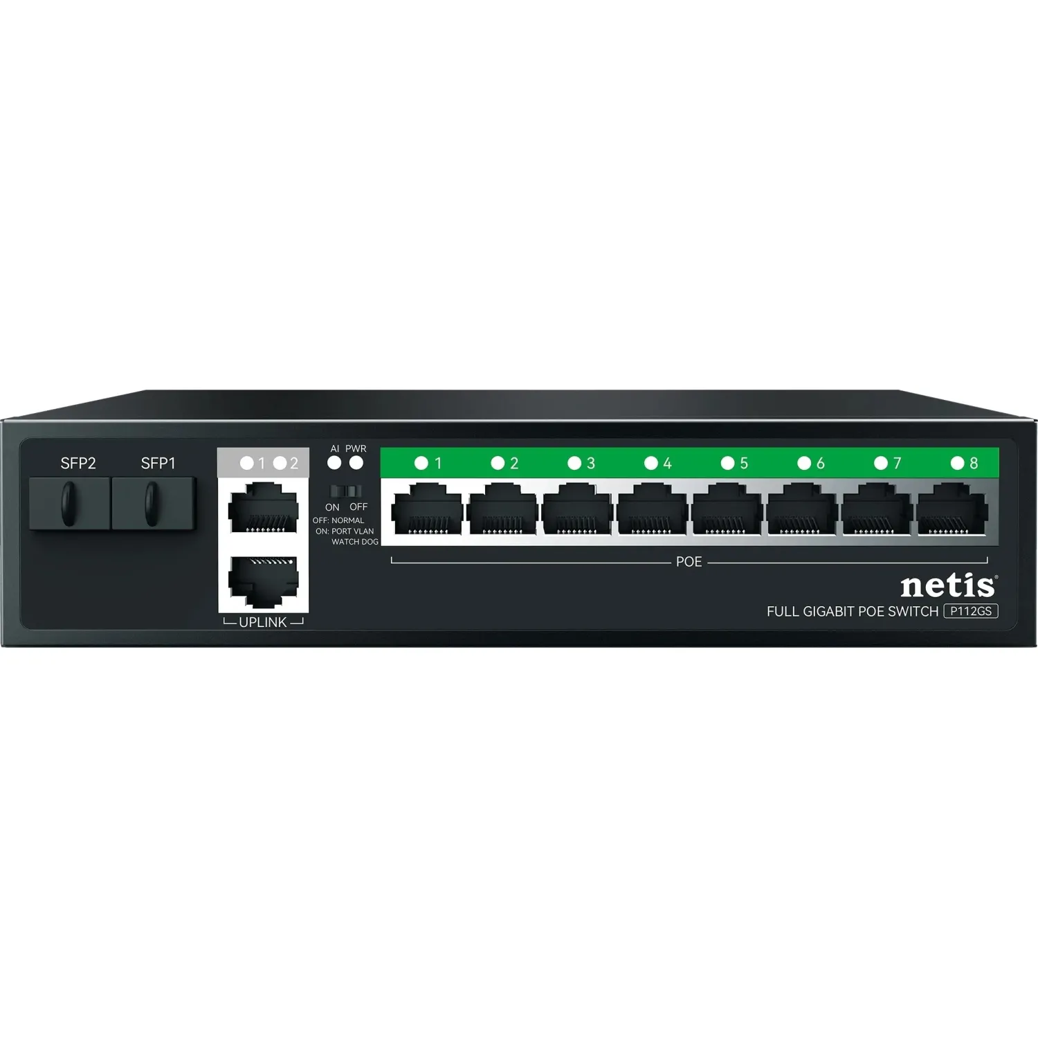 Коммутатор Netis P112GS 12PORT 10/100/1000M POE - фото 2