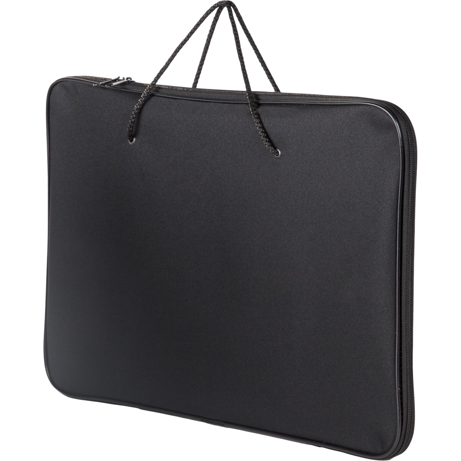 Папка-портфель на молнии с ручками офисн. А3 1Ш32 черная, нейлон - фото 2