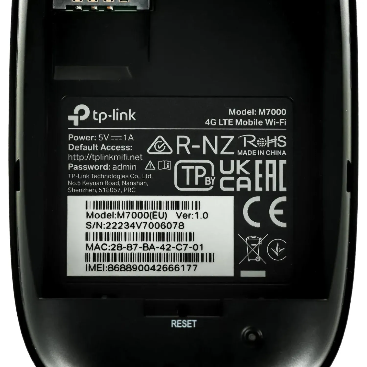 Маршрутизатор TP-Link M7000 4G LTE-модем - фото 10