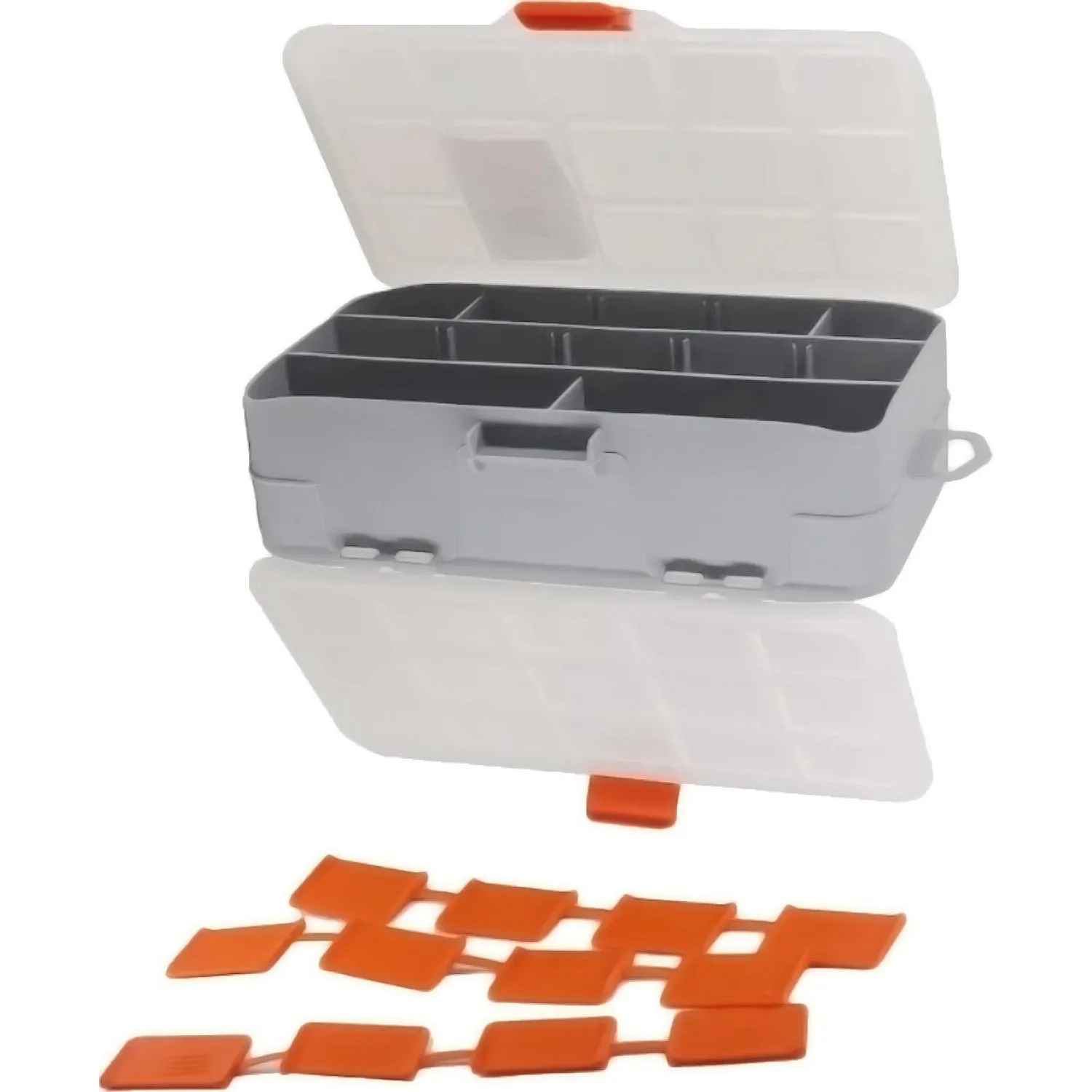 Органайзер для мелоч.Blocker Expert 8 двухсторонний серо-свинц.BR383210026 - фото 4
