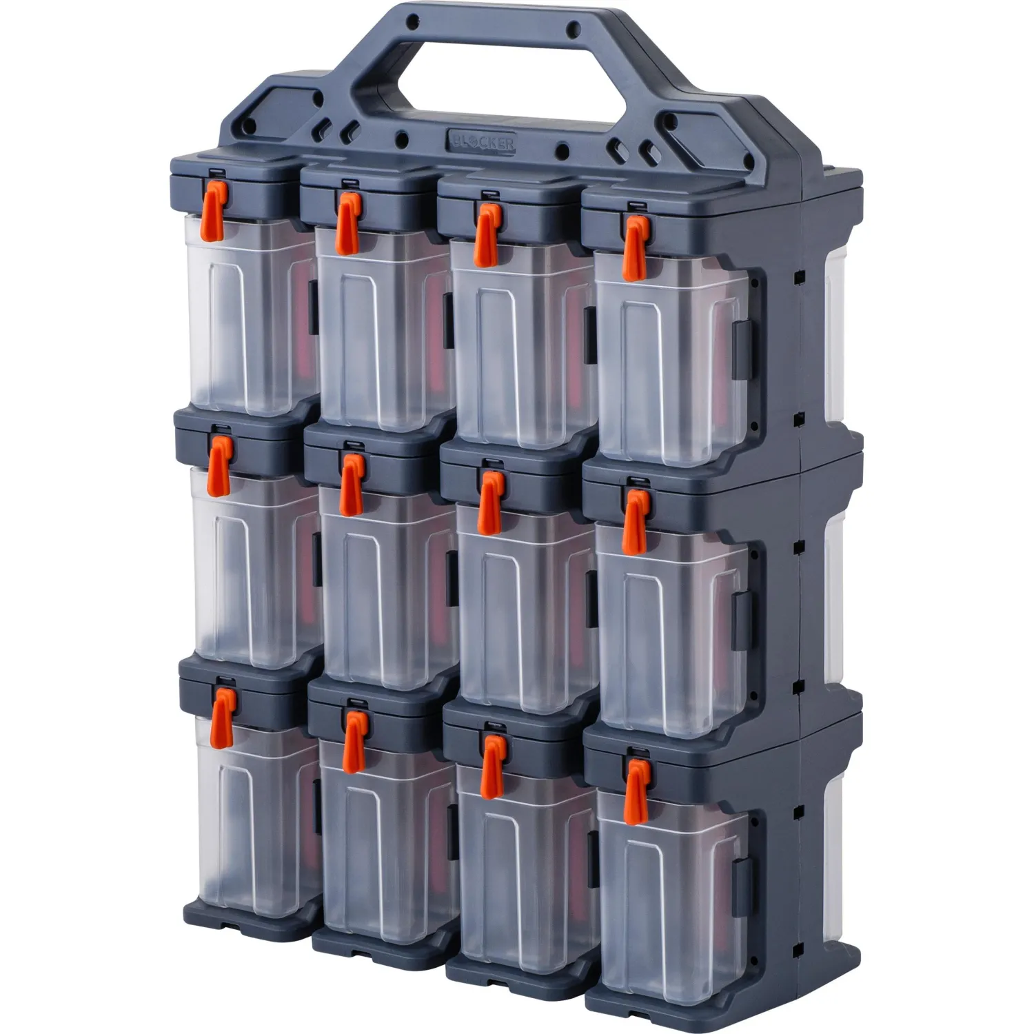 Органайзер Blocker Expert модульный, 24 модуля серо/оранж. BR395112026 - фото 1