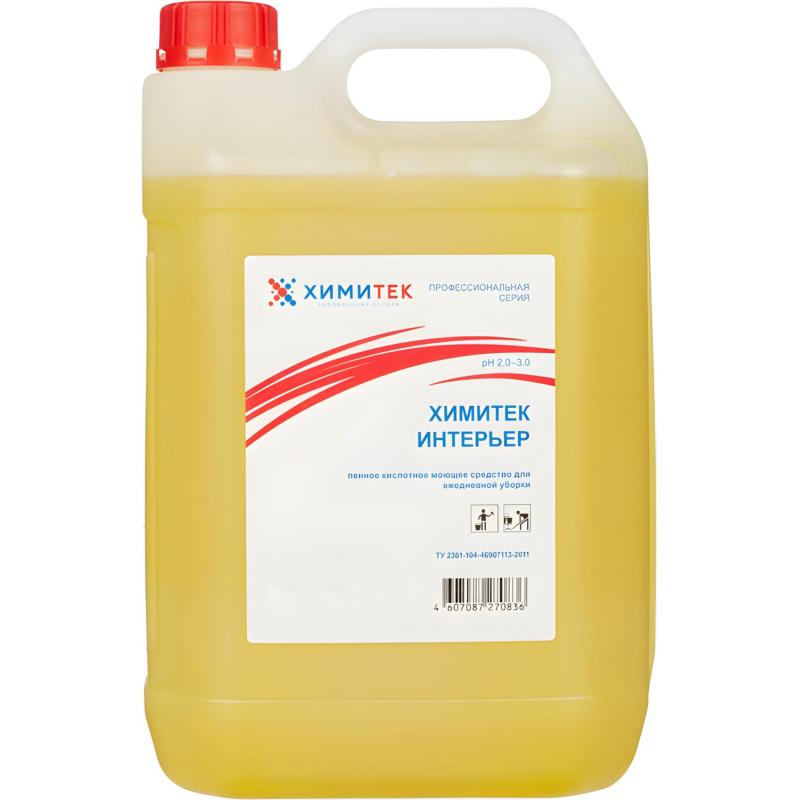 Профхим универсал кисл д/поверхн и пола ХИМИТЕК/ИНТЕРЬЕР,5л - фото 1