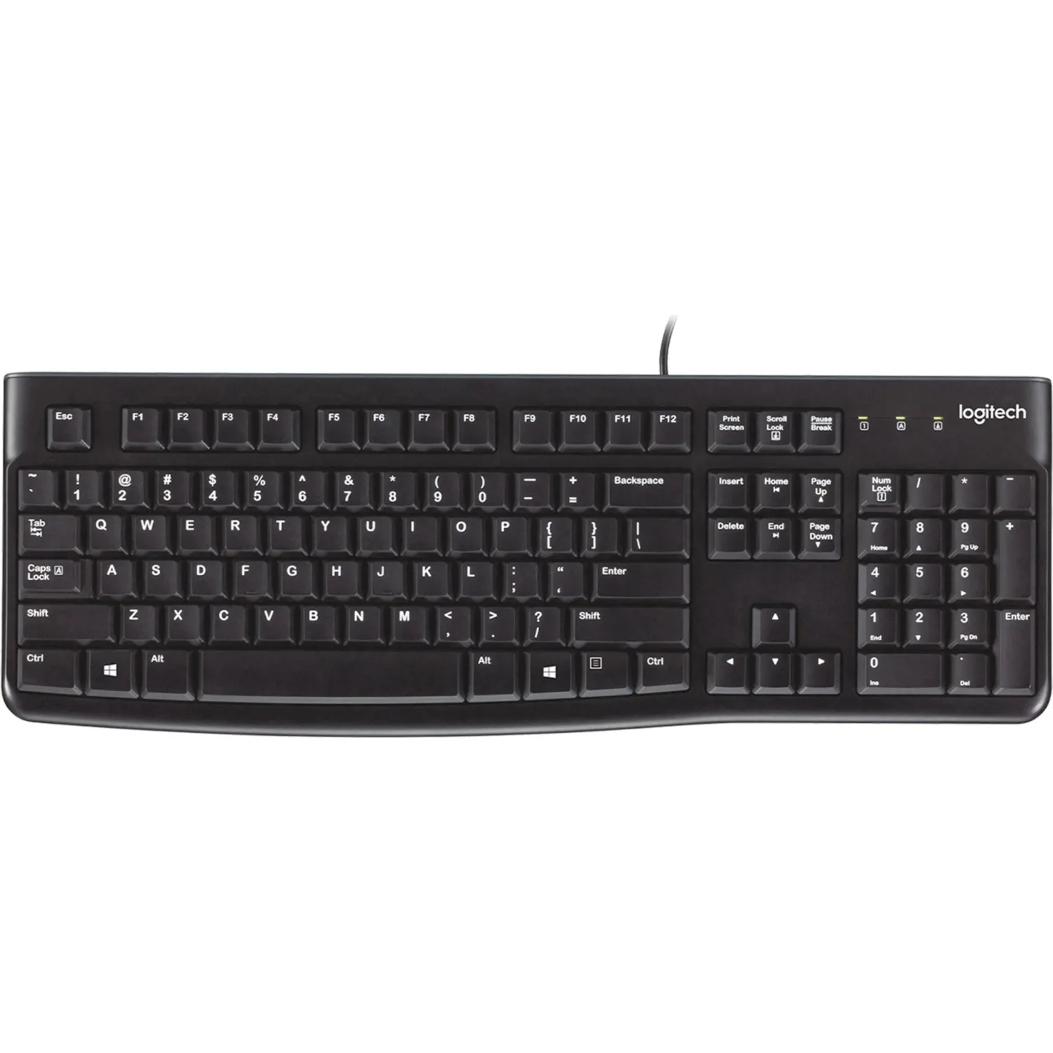 Клавиатура Logitech USB K120 ANSI EN/RU BLACK (920-002583) - фото 1