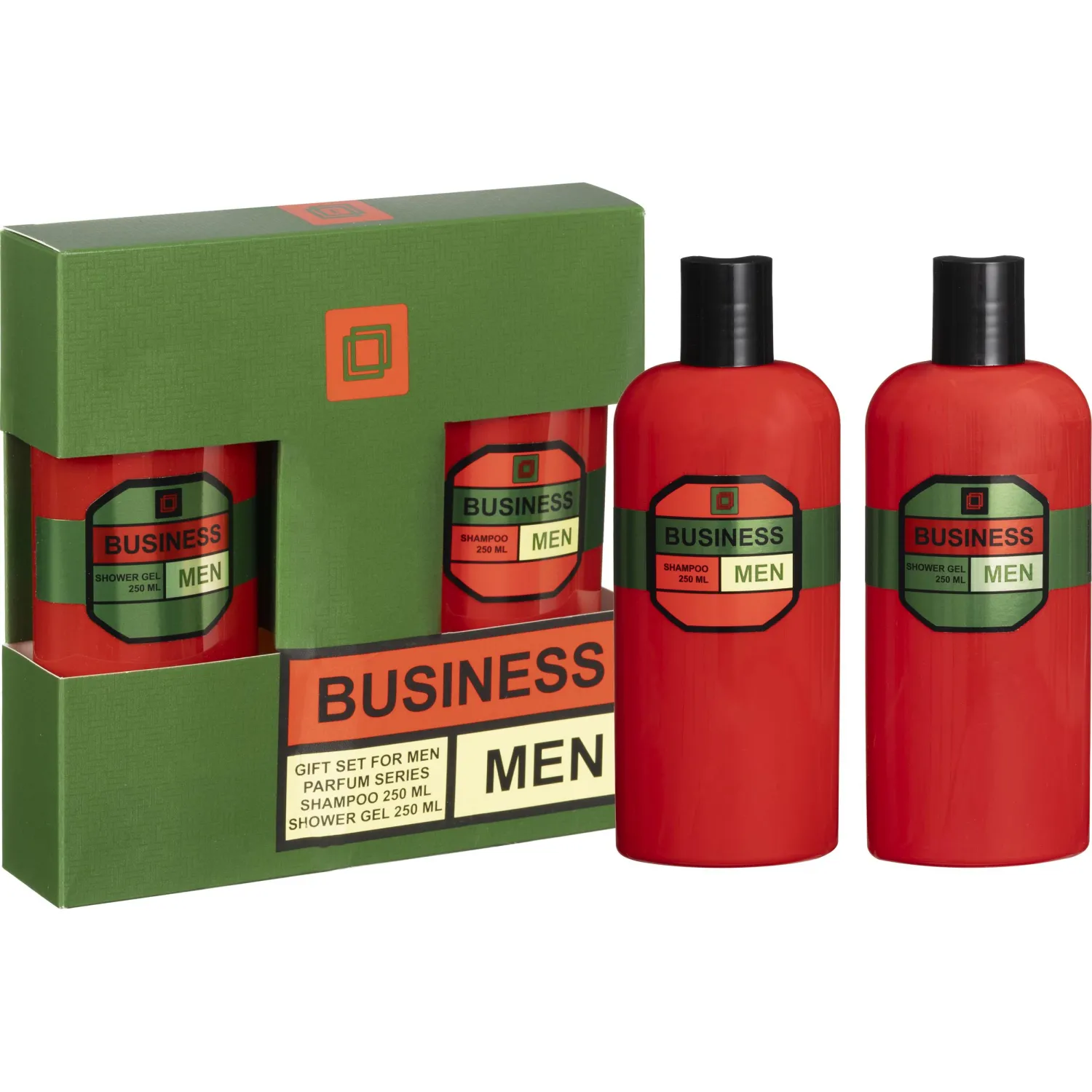 Подарочный набор BUSINESS MEN Шампунь 250 + Гель д/душа муж,250мл - фото 1