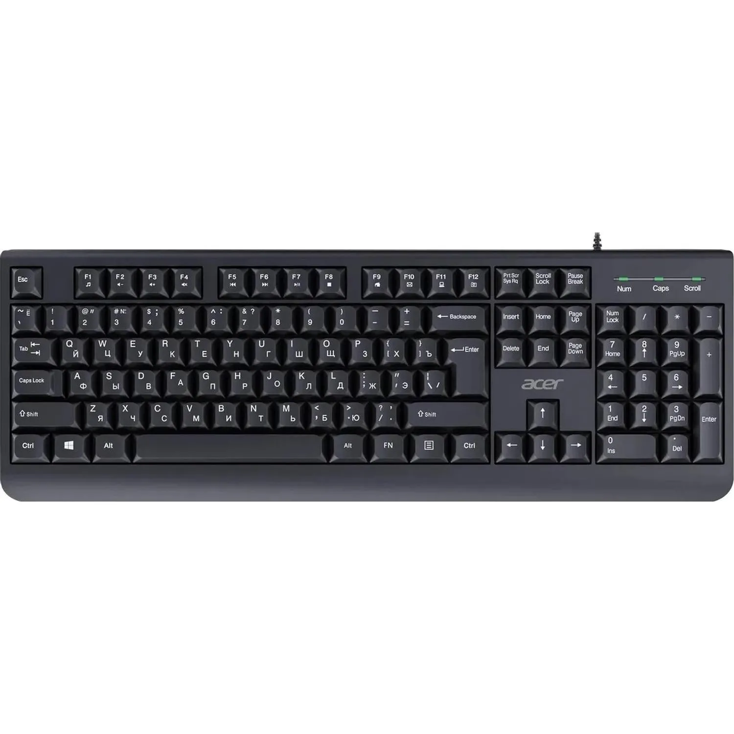 Набор клавиатура+мышь Acer OCC400,черный USB (ZL.ACCCC.015) - фото 2