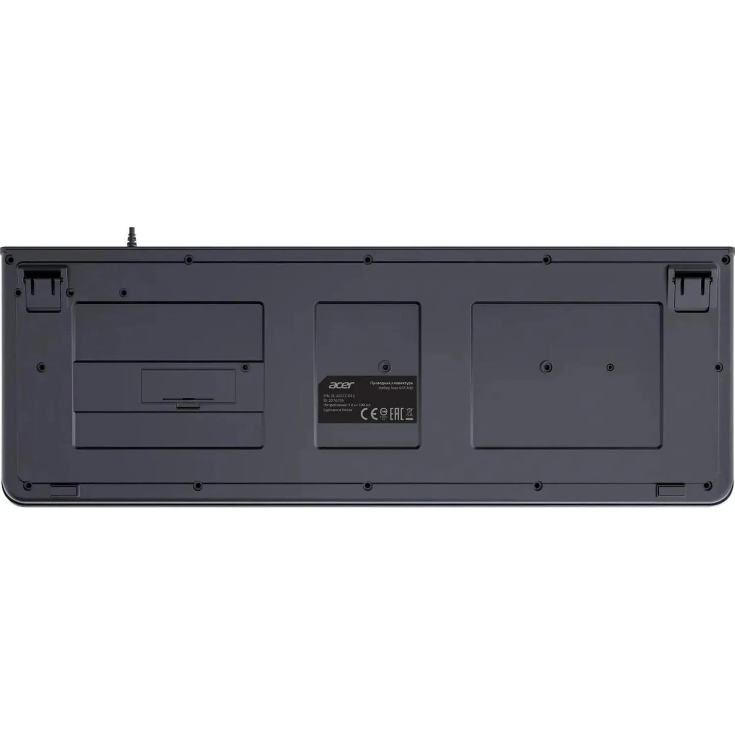 Набор клавиатура+мышь Acer OCC400,черный USB (ZL.ACCCC.015) - фото 3
