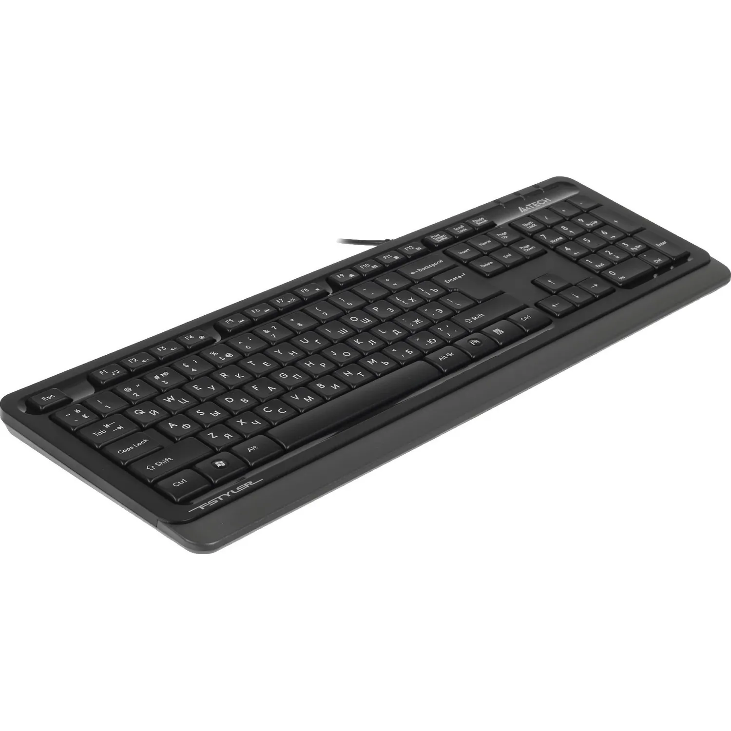 Набор клавиатура+мышь A4Tech Fstyler F1010 GREY,черный/серый,USB Multimedia - фото 2