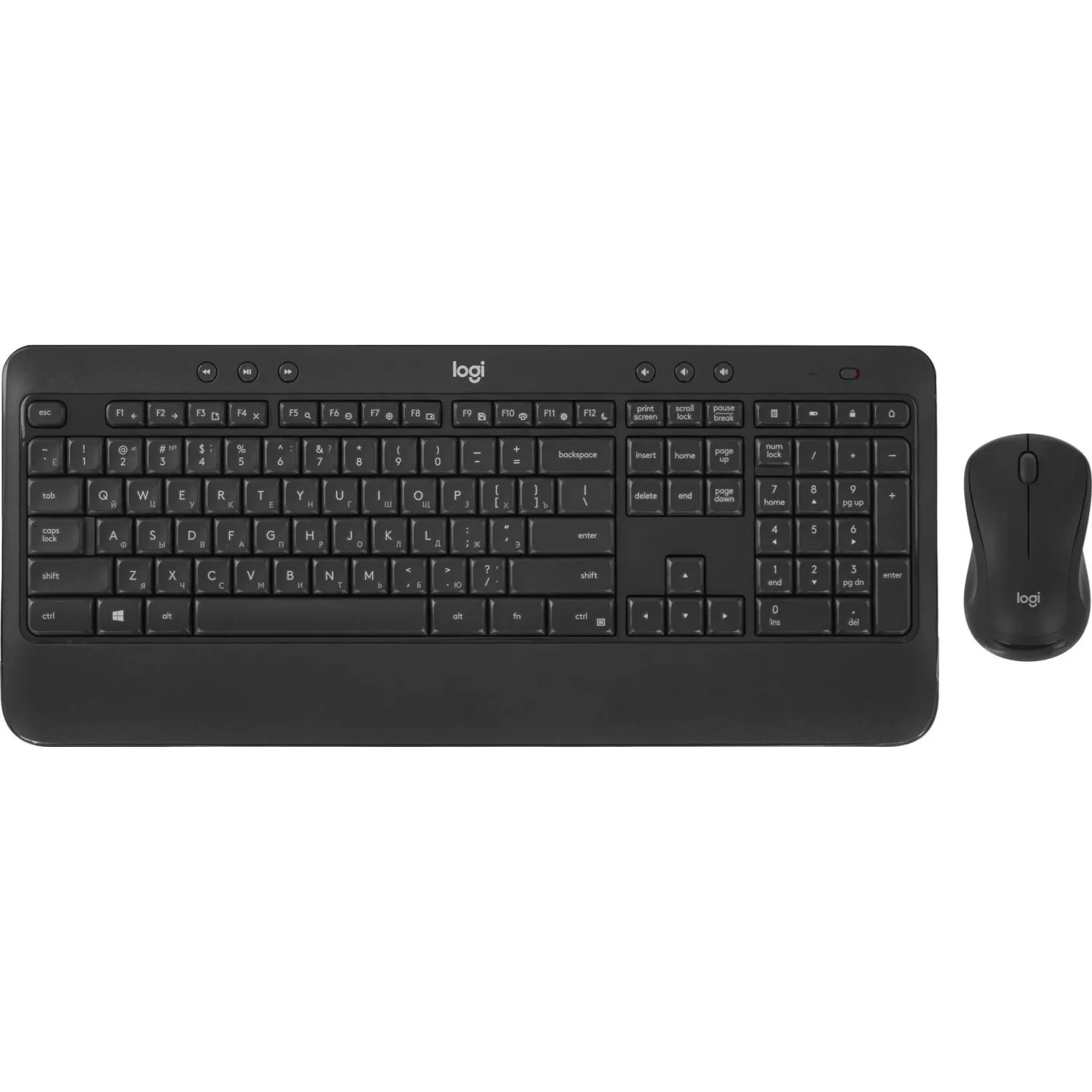 Набор клавиатура+мышь Logitech MK540,черный,USB беспров slim(920-008691) - фото 1