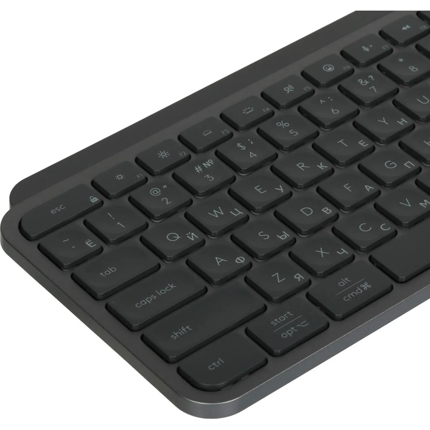 Клавиатура Logitech MX Keys S графит/черн USB,беспров,BT/Radio (920-011600) - фото 3