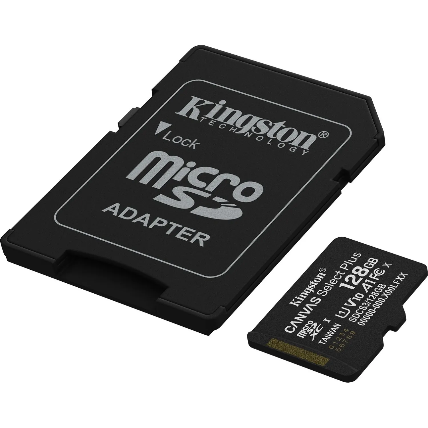 Карта памяти Kingston micro SDXC,128GB,Canvas Select Plus,150MB/s,с адапт - фото 3