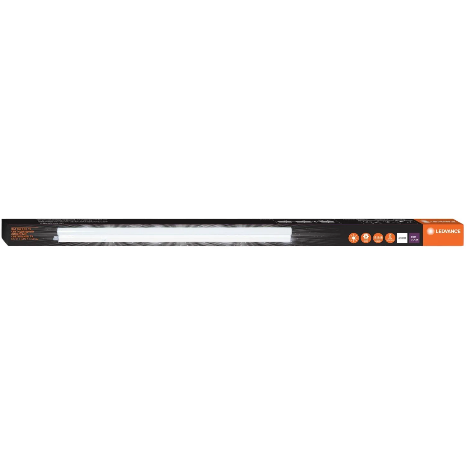 Светильник светодиодный линейный LEDVANCE T5 600 6.5W 4000K 4099854359477 - фото 2
