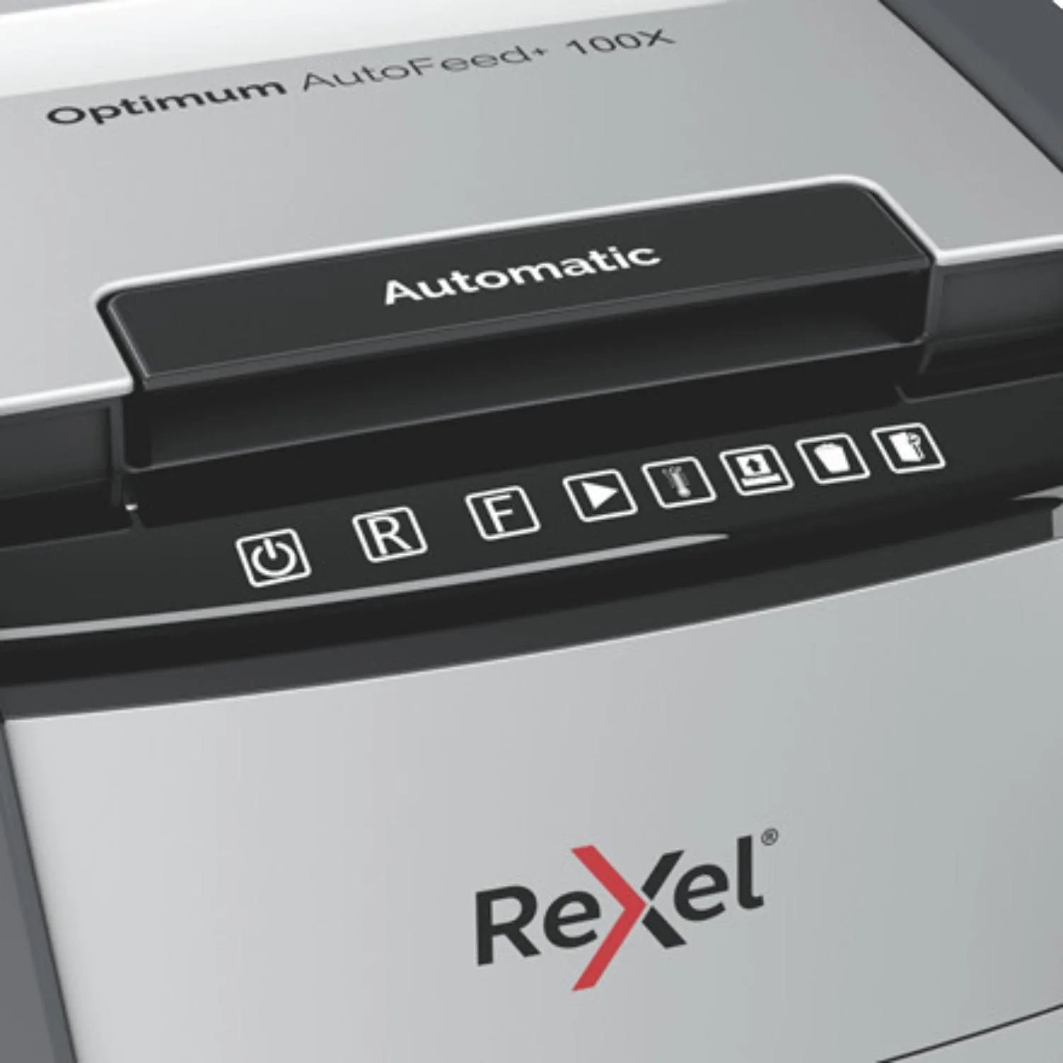 Шредер (уничтожитель) Rexel Optimum AutoFeed+ 100X EU, P-4/8лст/автоп/34л - фото 4