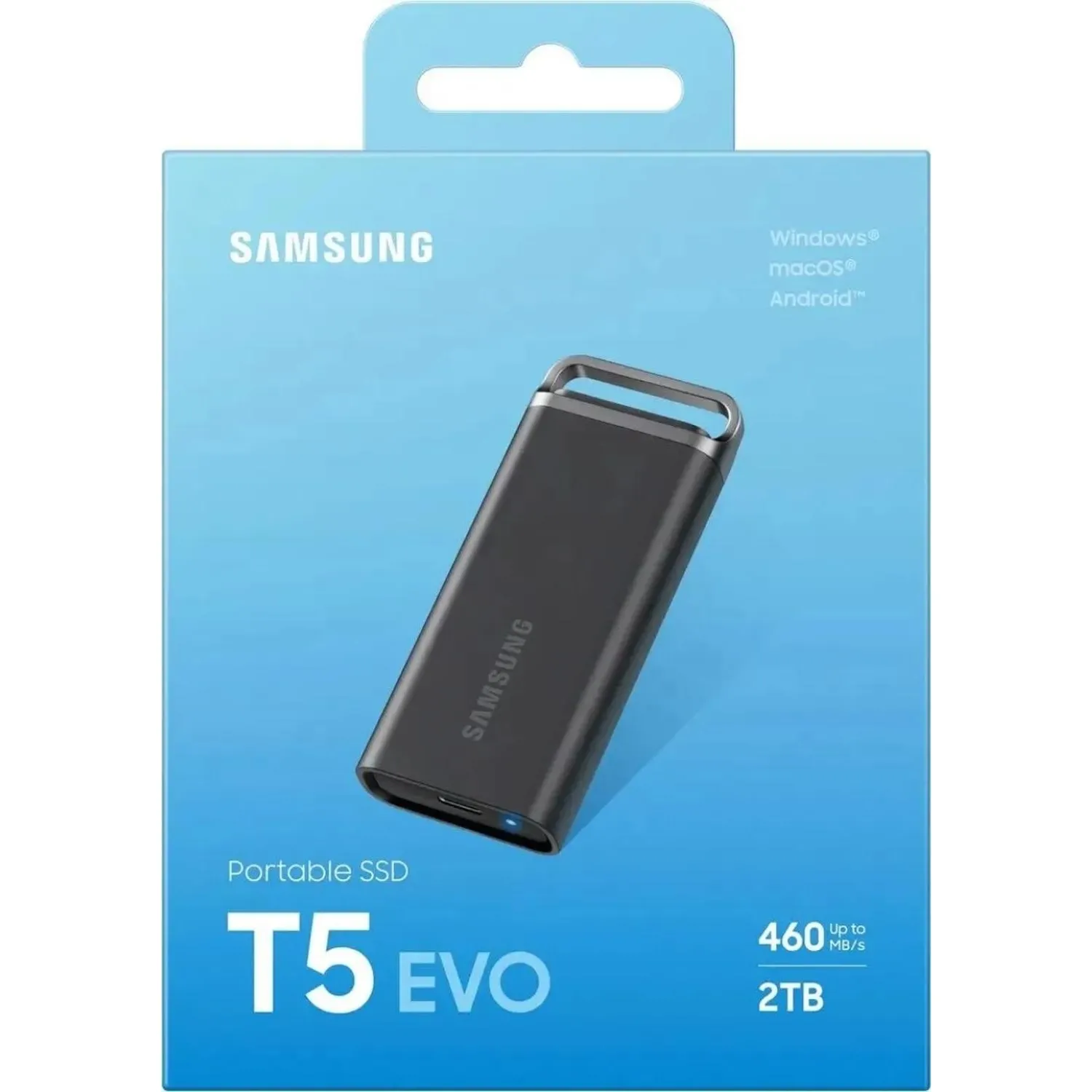 Портативный SSD накопитель Samsung SSD T5 EVO,2000GB,Black MU-PH2T0S/WW - фото 9