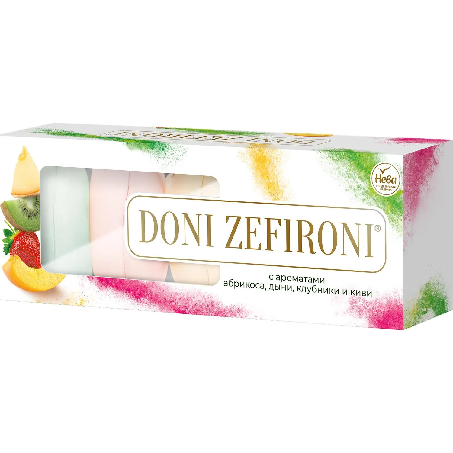 Зефир DONI ZEFIRONI Нева ароматизированный  ассорти , 210г - фото 1