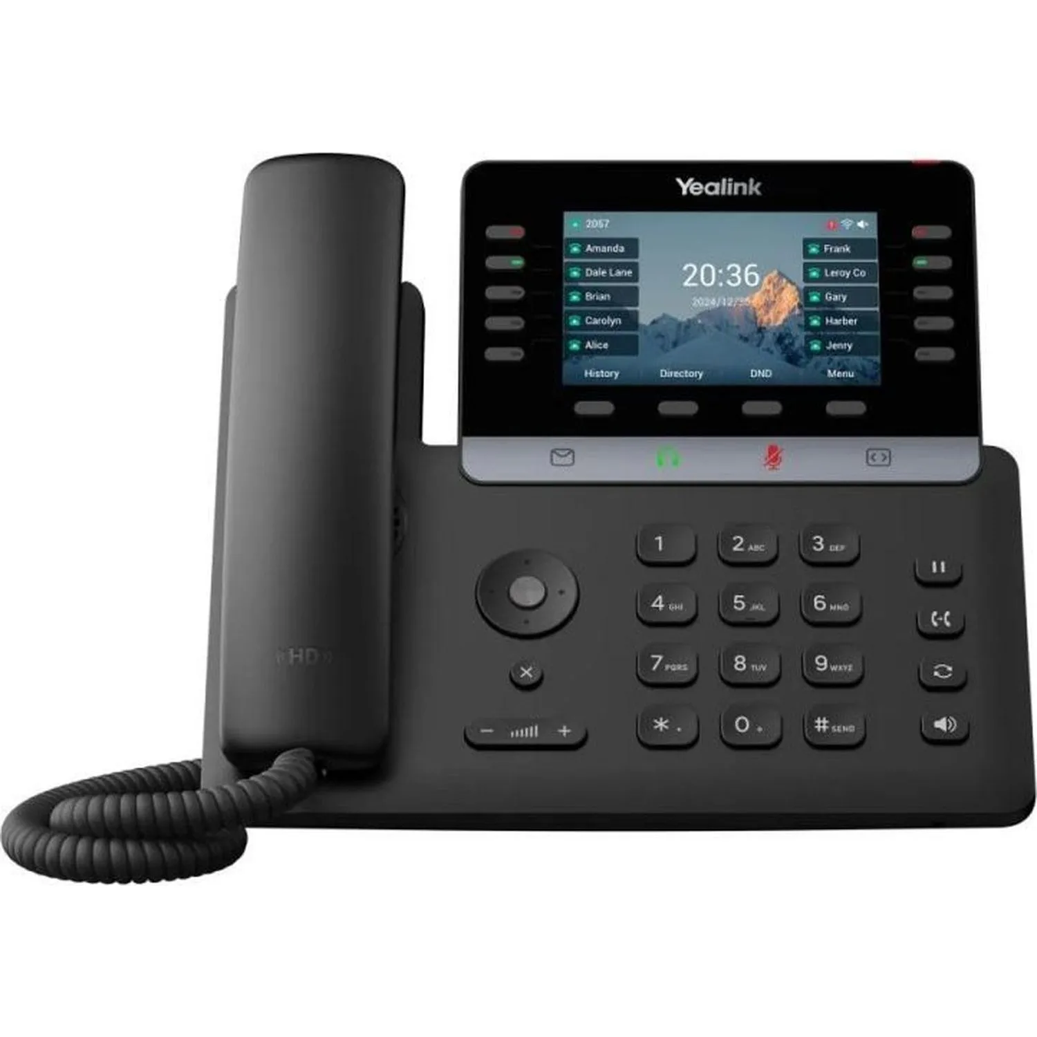 IP-телефон Yealink SIP-T74W,16 акк,Wi-Fi, 4,3 цвет,USB,BLF,PoE,GigE,без БП - фото 1