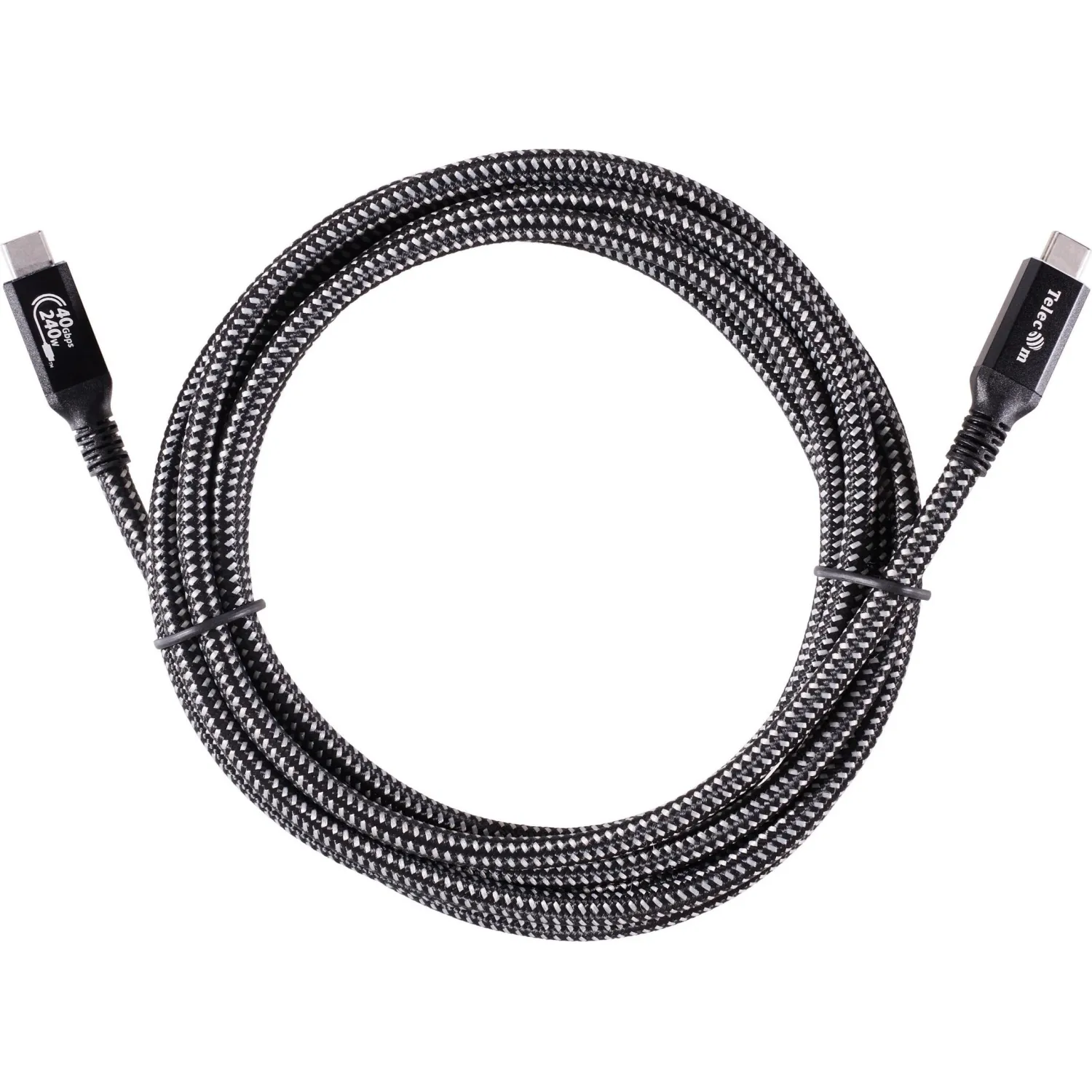 Кабель USB4 TypeCM/CM 8K@30Hz, 40GBps, PD 240W, медь Telecom 3м <TUS840-3M - фото 2