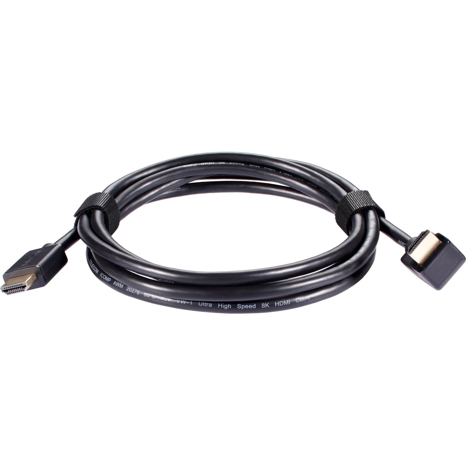 Кабель HDMI---HDMI ver 2.1 8K@60Hz угол 90град  2м, Telecom <TCG256-2M - фото 3