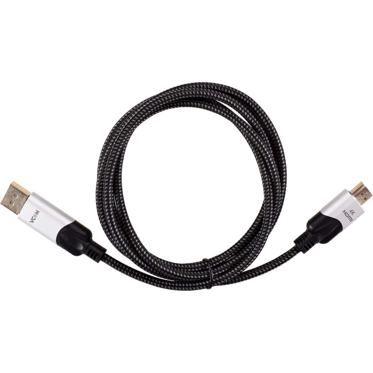 Кабель -переходник DisplayPort M-> HDMI M 4K@60Hz 1.8m VCOM (CG608M-1.8M) - фото 2