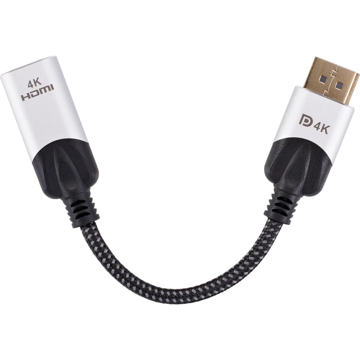 Адаптер DisplayPort(M) ---> HDMI(F) 0.15m 4K@60Hz VCOM <CG621M-0.15 - фото 5
