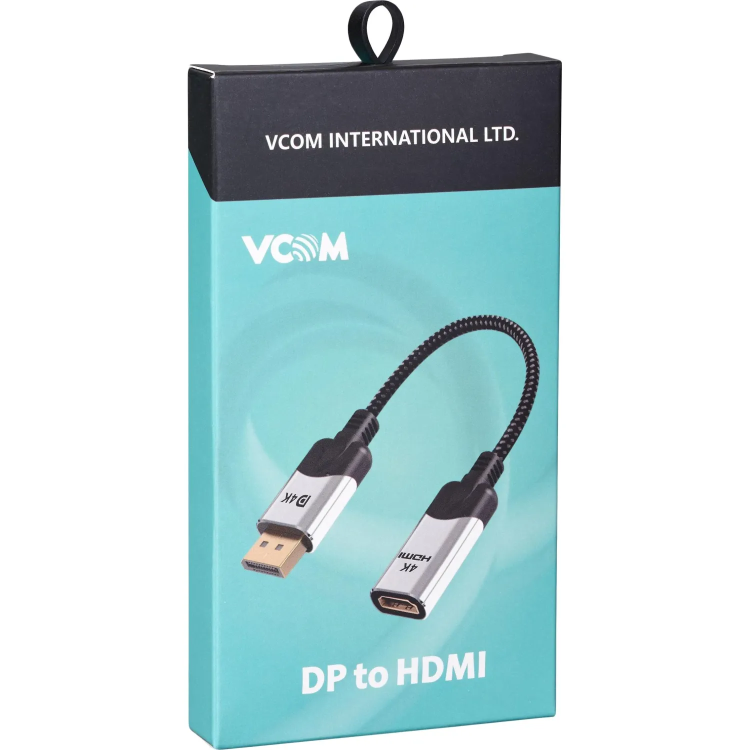 Адаптер DisplayPort(M) ---> HDMI(F) 0.15m 4K@60Hz VCOM <CG621M-0.15 - фото 7