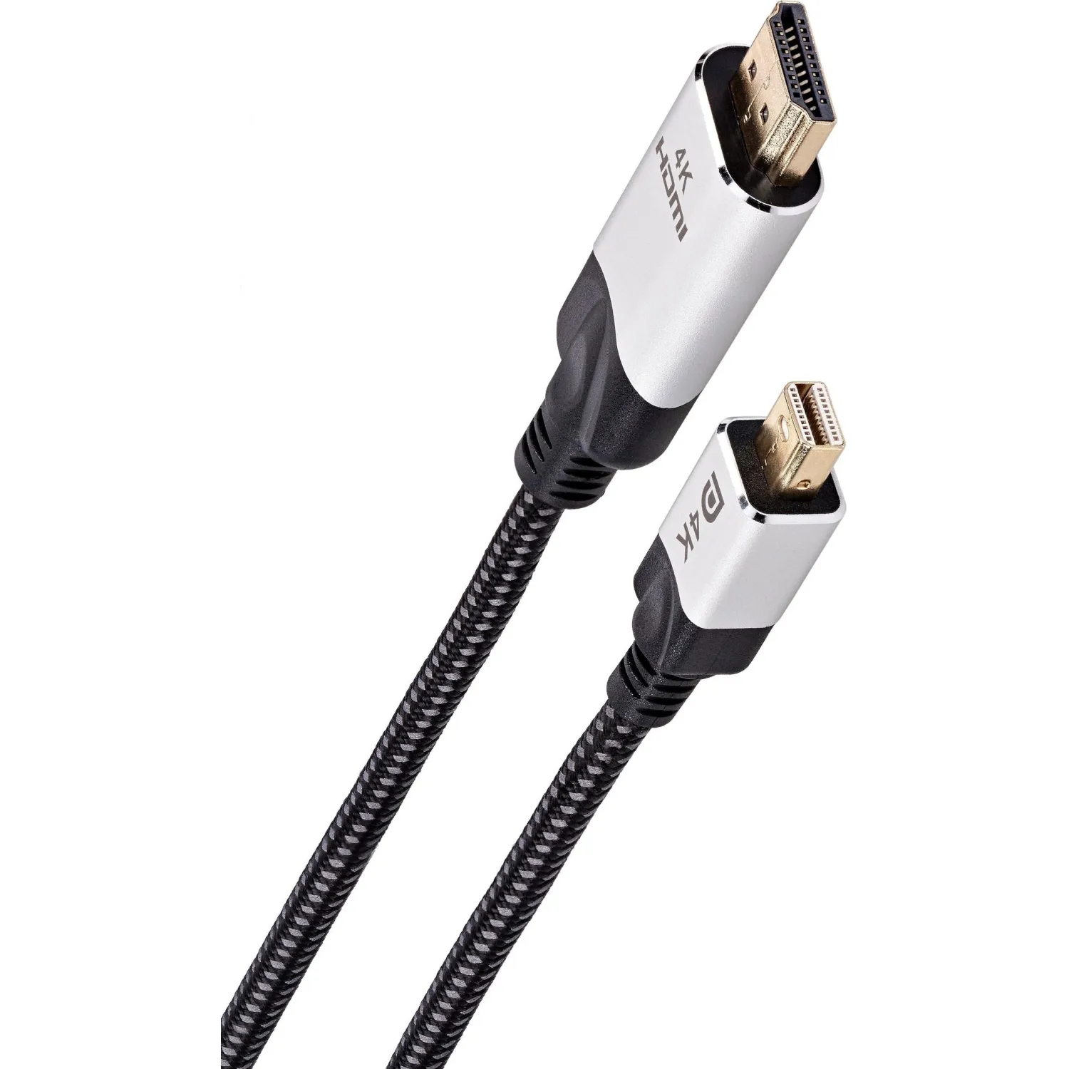 Кабель -переходник miniDisplayPort M-> HDMI M 4K@60Hz 1.8m VCOM(CG615M-1.8) - фото 4