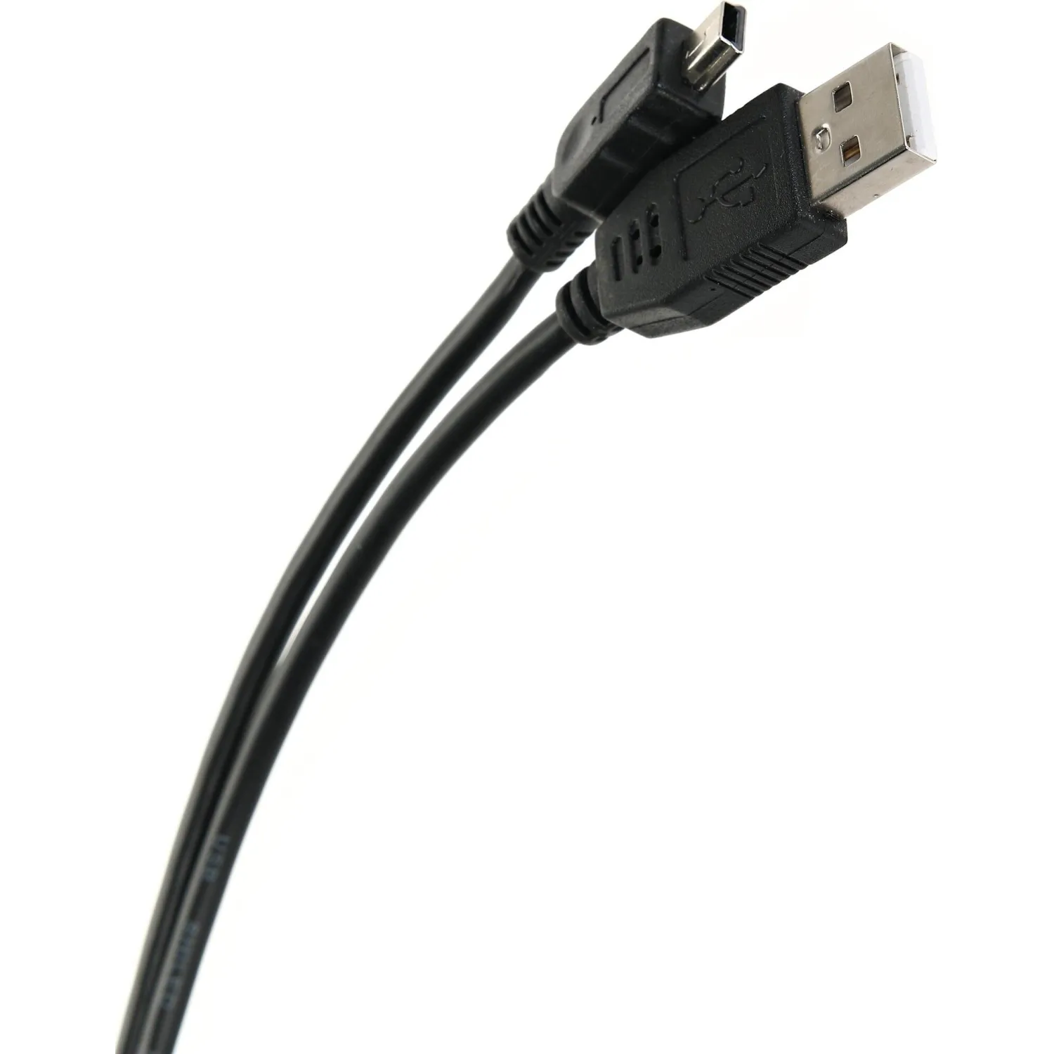 Кабель USB 2.0 A-->mini-B 5P (1м) черный, Telecom<TC6911BK-1.0M - фото 1