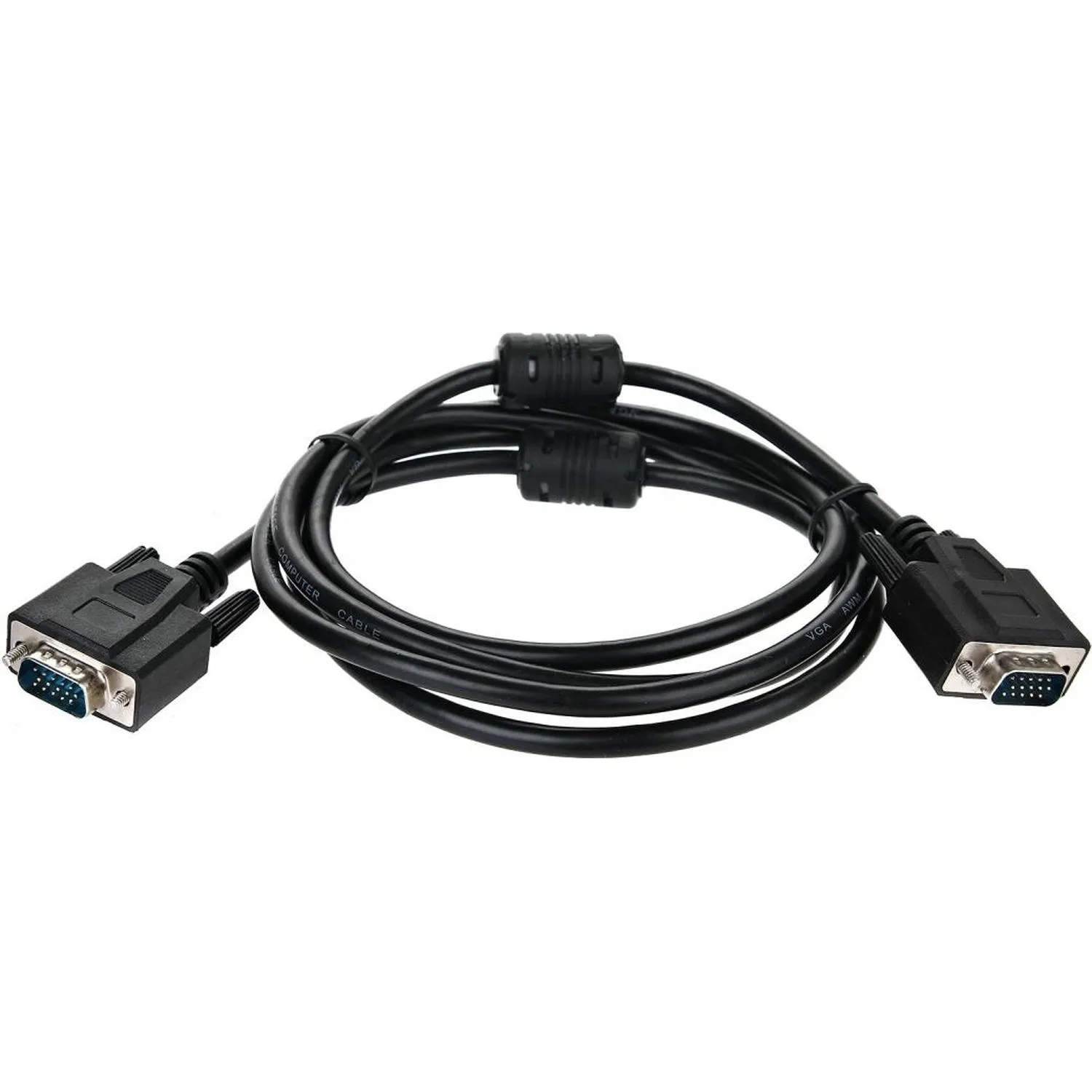Кабель (соединит.) SVGA (15m/15m) 1,8m 2 фильтра TV-COM (QCG341AD-1.8M) - фото 2