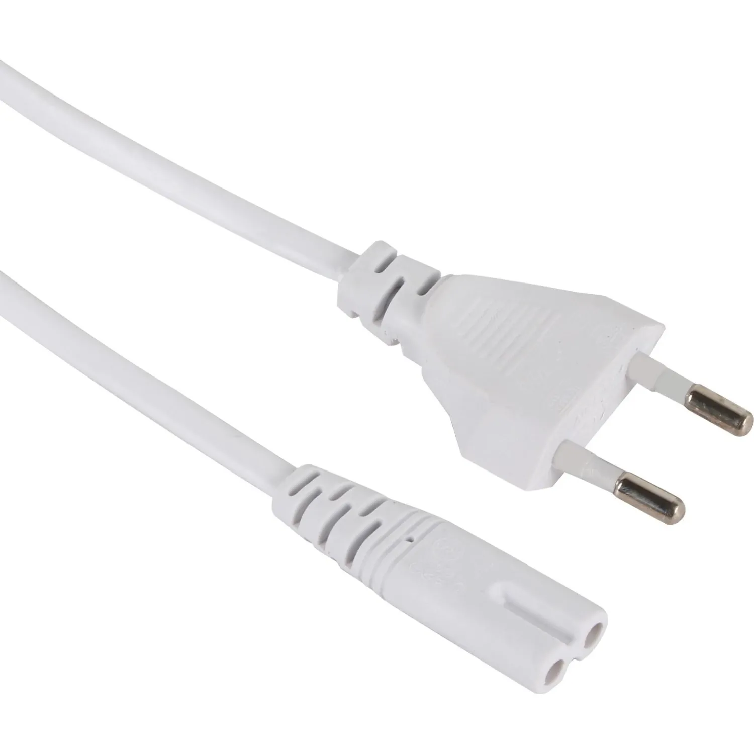 Кабель питания IEC-320-C7, 2-pin 1,8m , белый, iOpen<ACE023-W-1.8M - фото 1