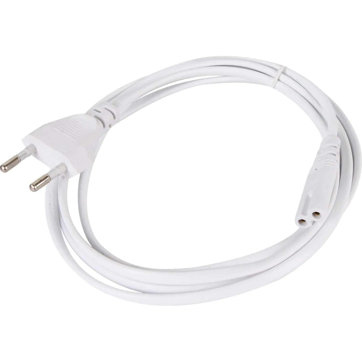 Кабель питания IEC-320-C7, 2-pin 1,8m , белый, iOpen<ACE023-W-1.8M - фото 3
