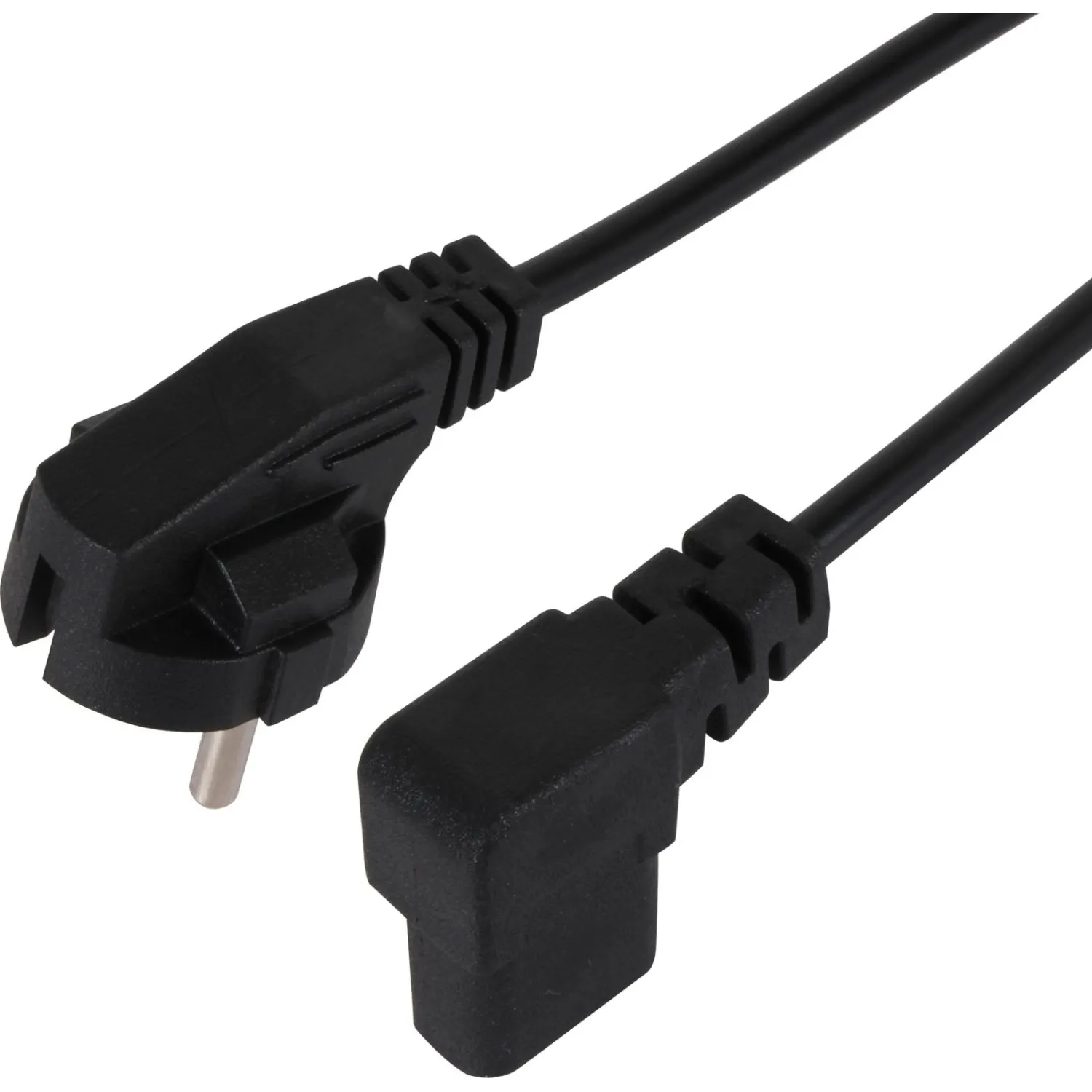 Кабель комп - розетка 220V EU (угол-угол) 3m, iOpen <ACE021R-3.0M - фото 6