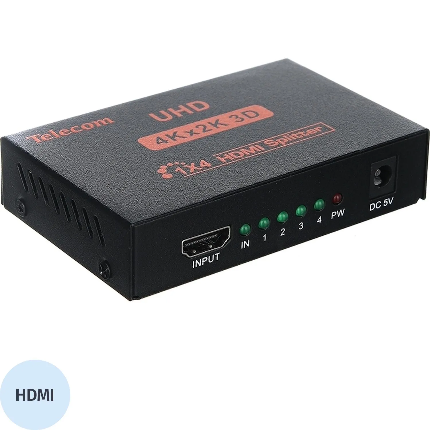 Разветвитель HDMI 1=>4 4k@30 HZ Telecom <TTS7005 - фото 1