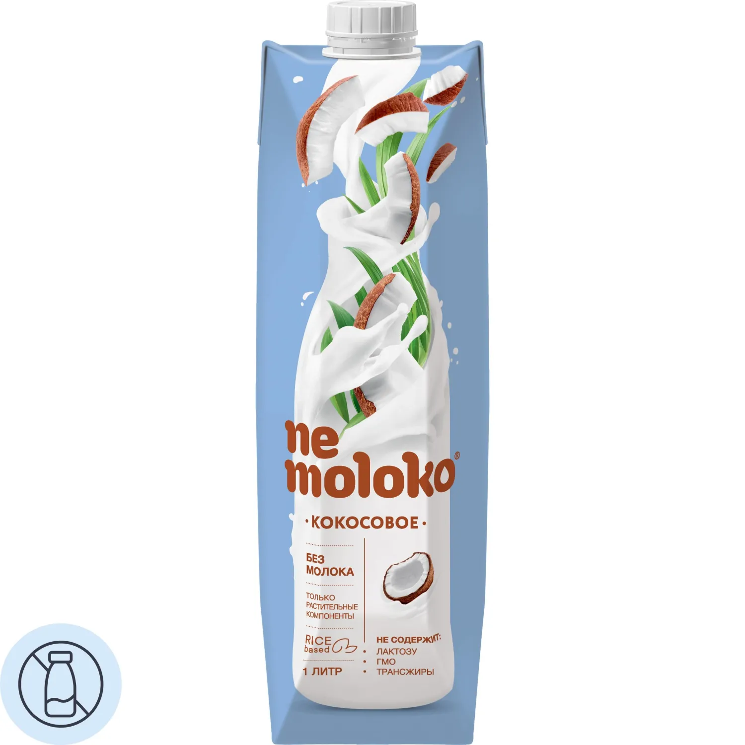 Напиток растительный Nemoloko напиток на рисовой основе Кокосовый 1л - фото 1