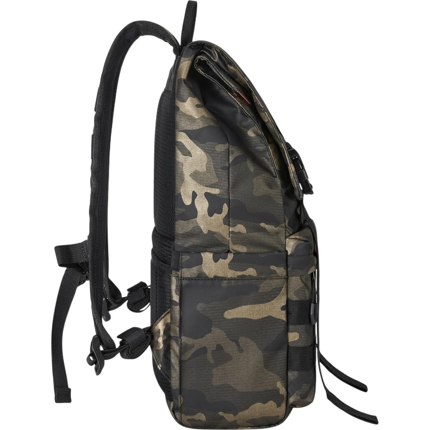 Рюкзак для ноутбука RIVACASE 7621 brown camo Sherwood-ECO Rolltop 15л 15.6 - фото 3