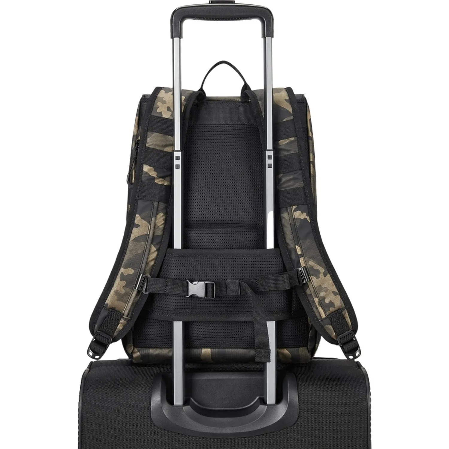 Рюкзак для ноутбука RIVACASE 7621 brown camo Sherwood-ECO Rolltop 15л 15.6 - фото 7